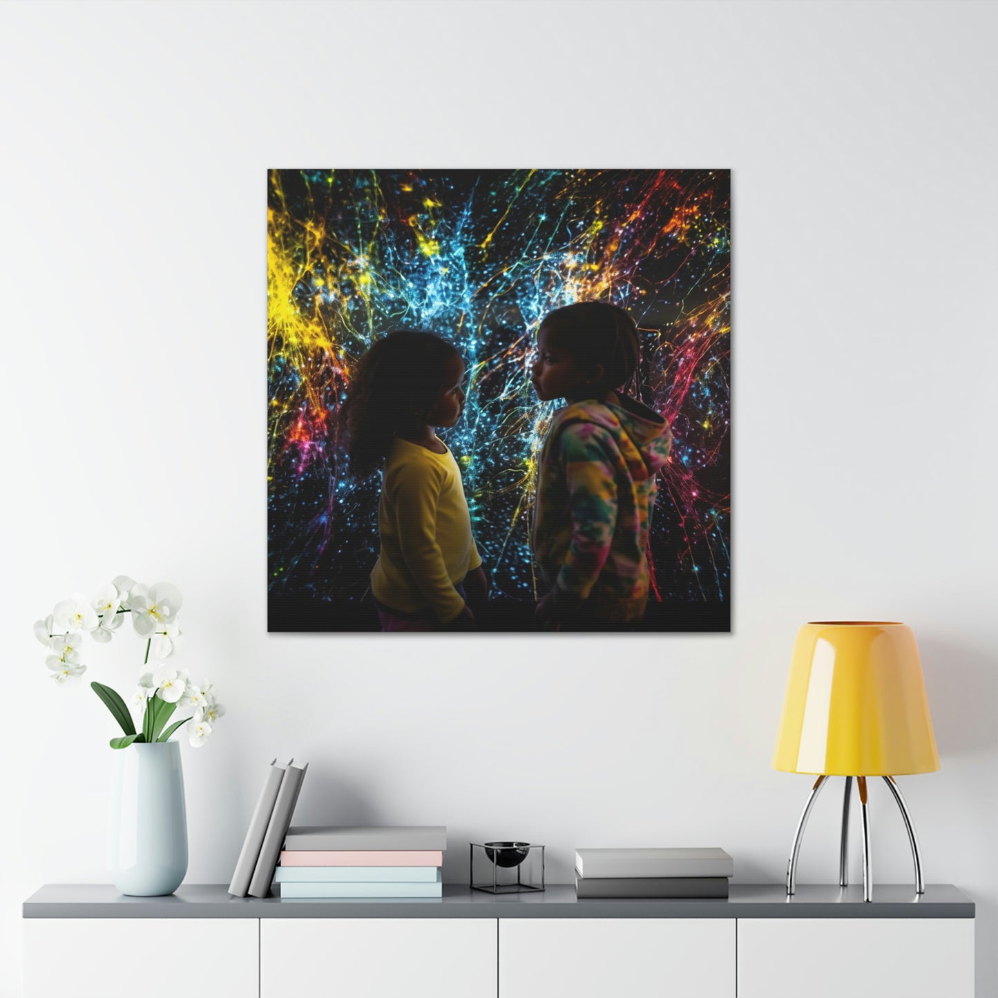 Canvas Gallery Wraps Kid Color Rain 2