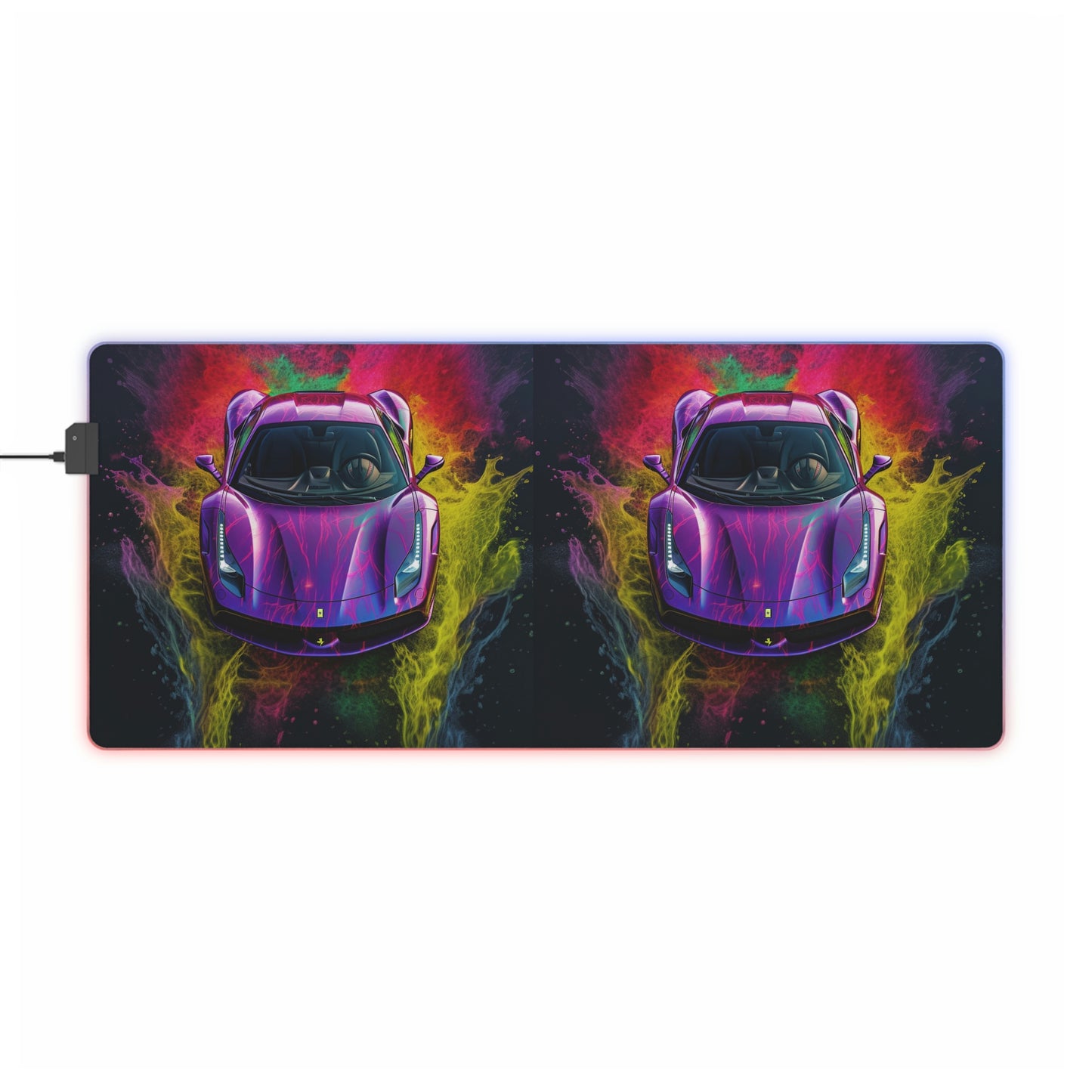 LED Gaming Mouse Pad Ferrari Water 3