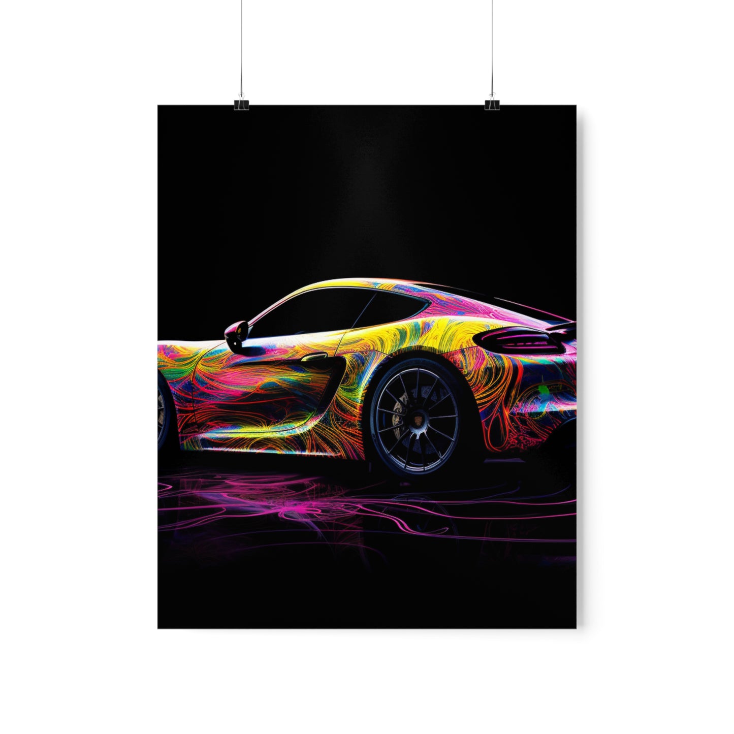 Premium Matte Vertical Posters Porsche Flair 4