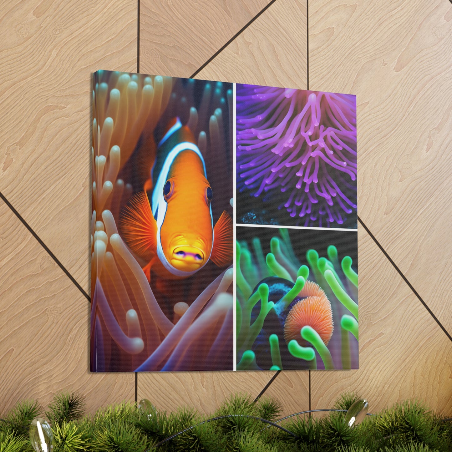 Canvas Gallery Wraps Clownfish Anemone 1