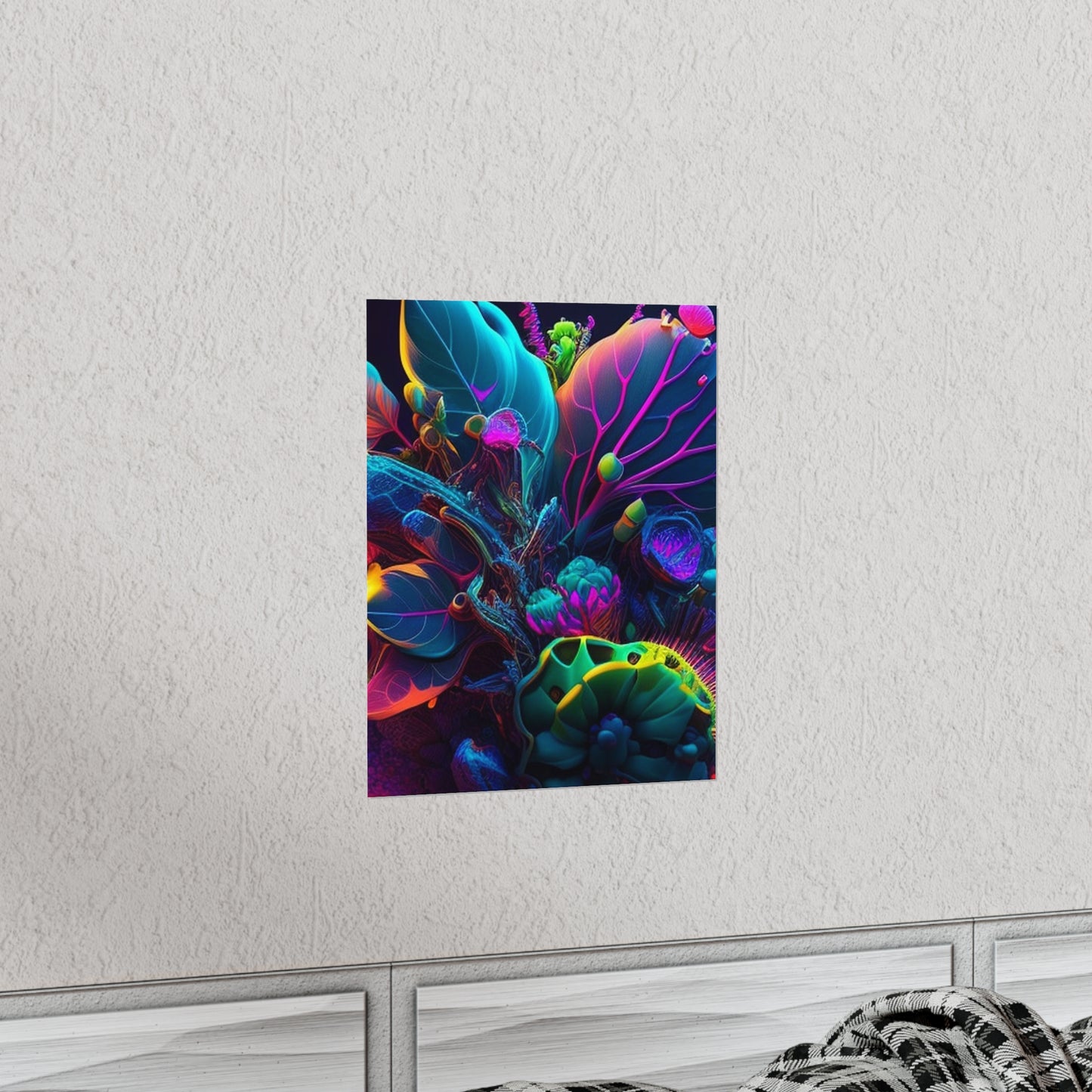 Premium Matte Vertical Posters Macro Coral Reef 3