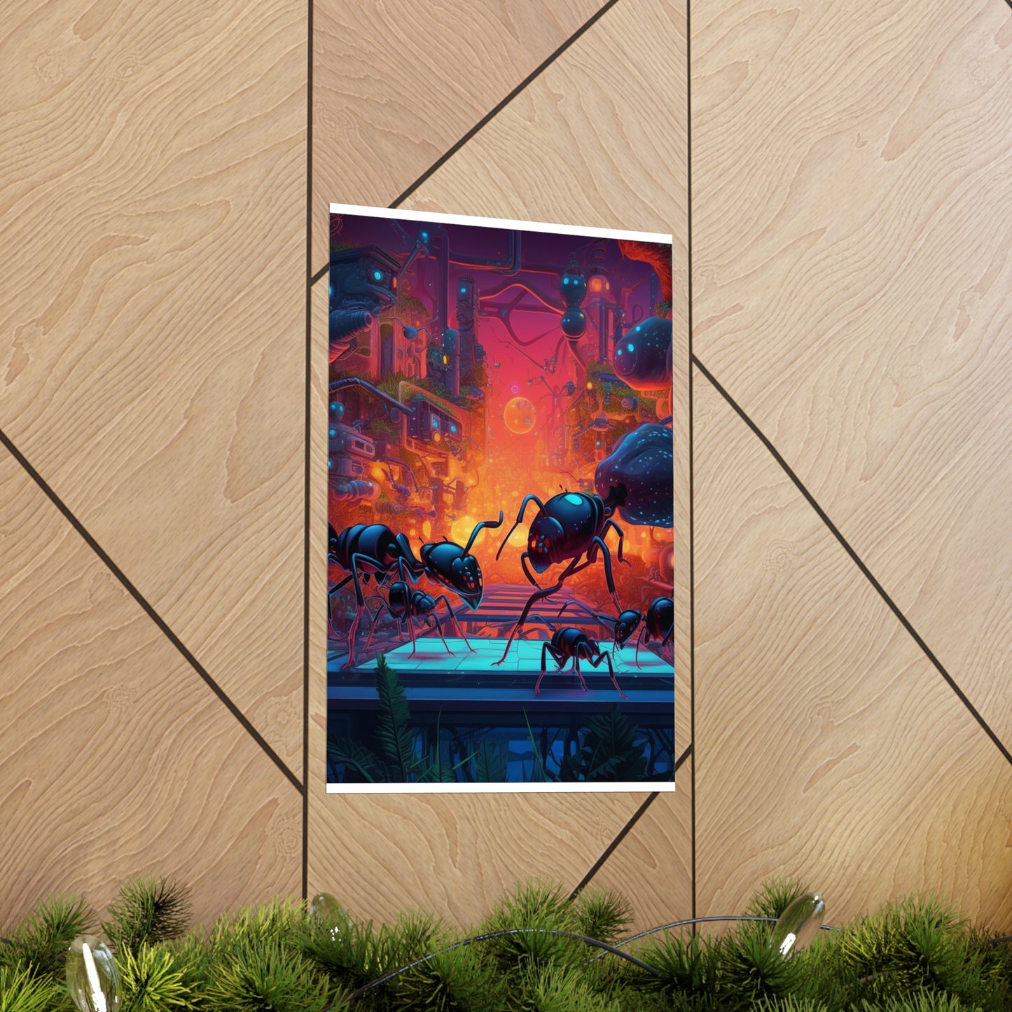 Premium Matte Vertical Posters Ants Home 2