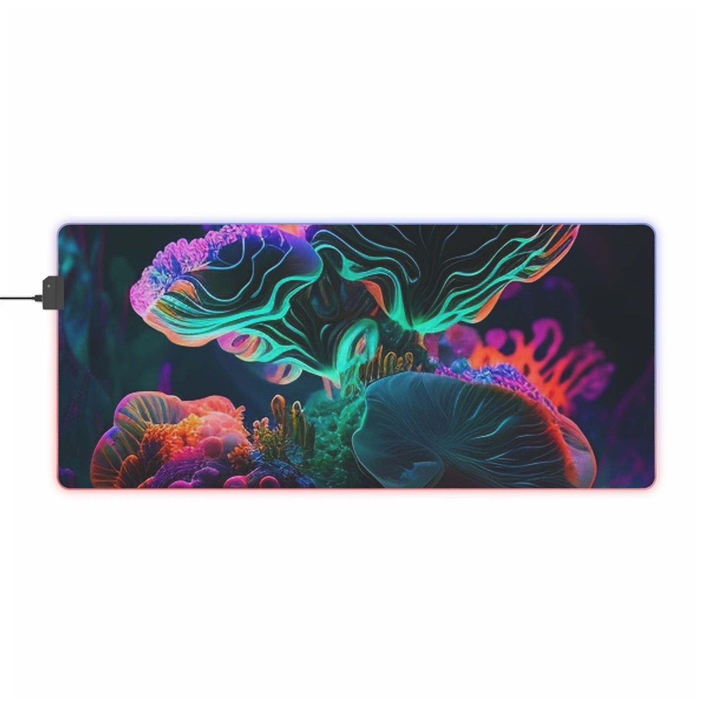 LED Gaming Mouse Pad Macro Coral Reef 4