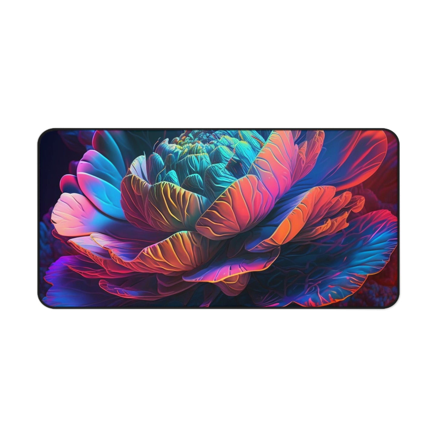 Desk Mat Neon Florescent Glow 1