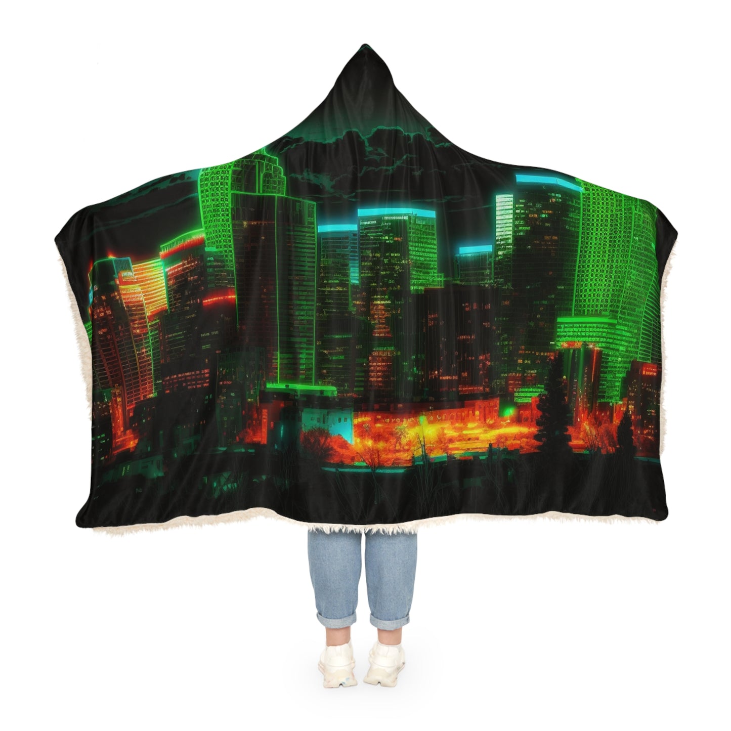 Snuggle Blanket Neon Denver 3