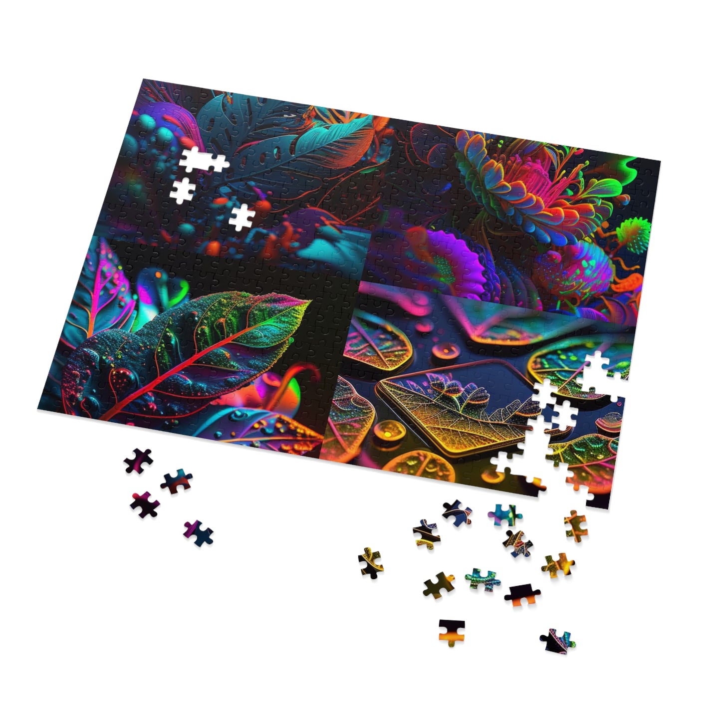 Jigsaw Puzzle (30, 110, 252, 500,1000-Piece) Macro Florescent 5