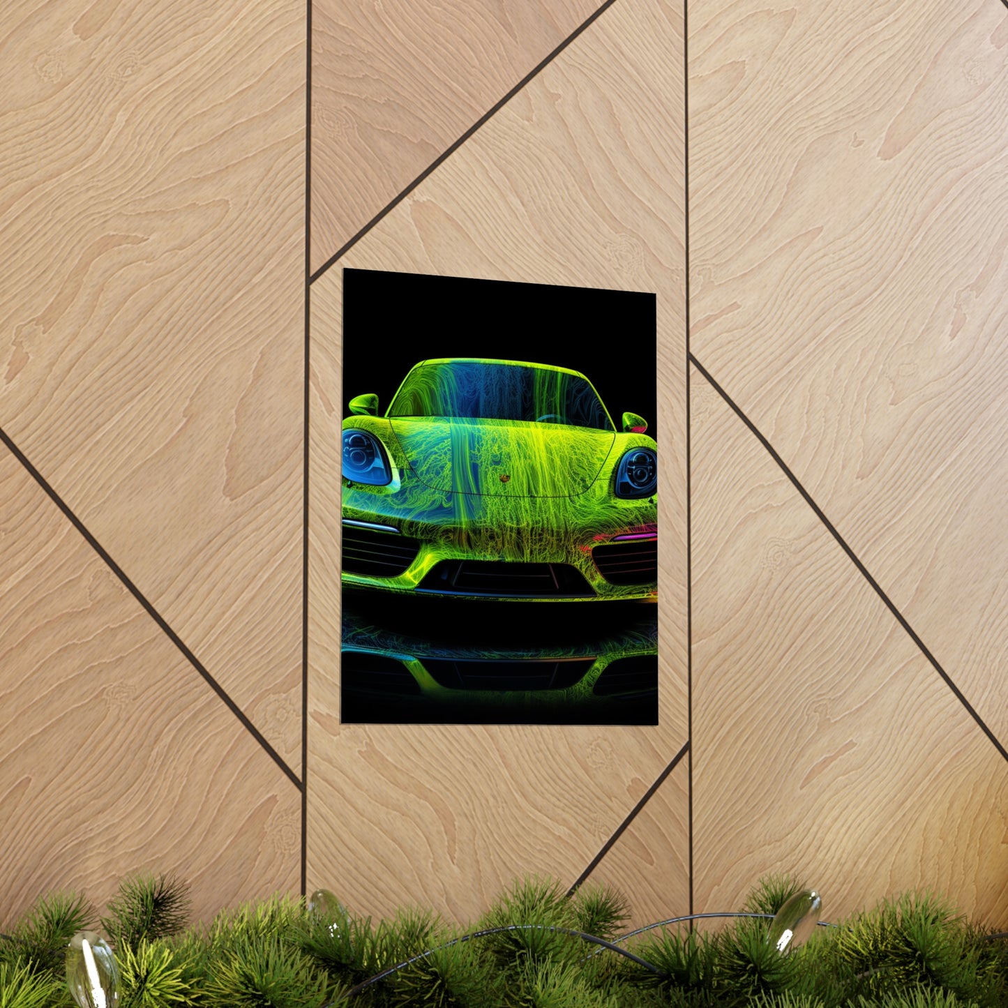 Premium Matte Vertical Posters Porsche Flair 3