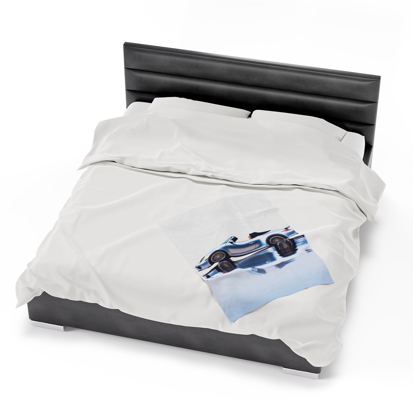 Velveteen Plush Blanket 911 Speedster on water 1