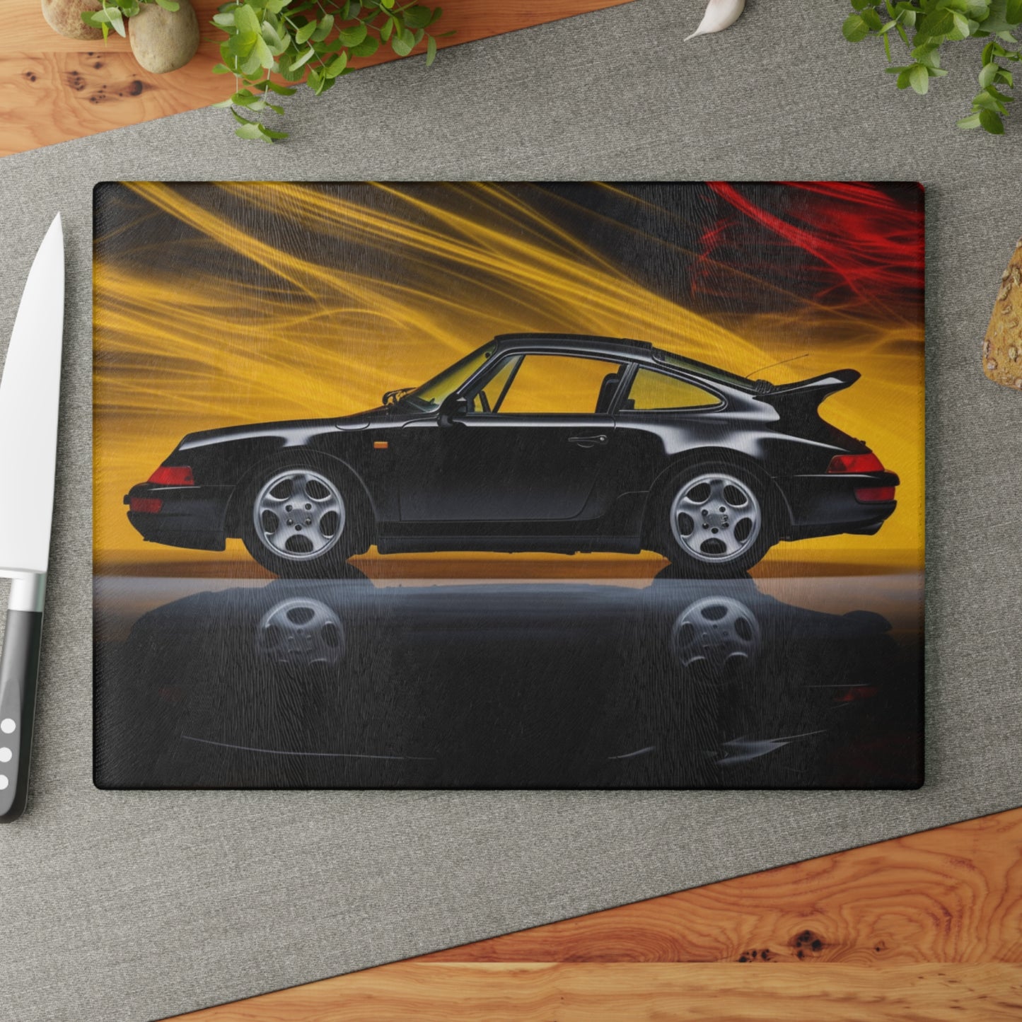 Glass Cutting Board Porsche 933 4