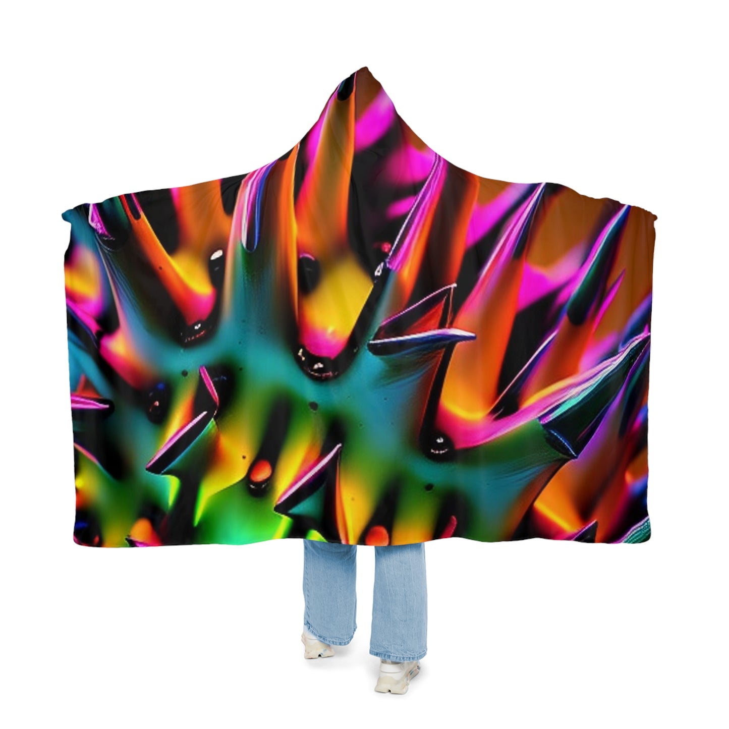 Snuggle Blanket Macro Neon Spike 3