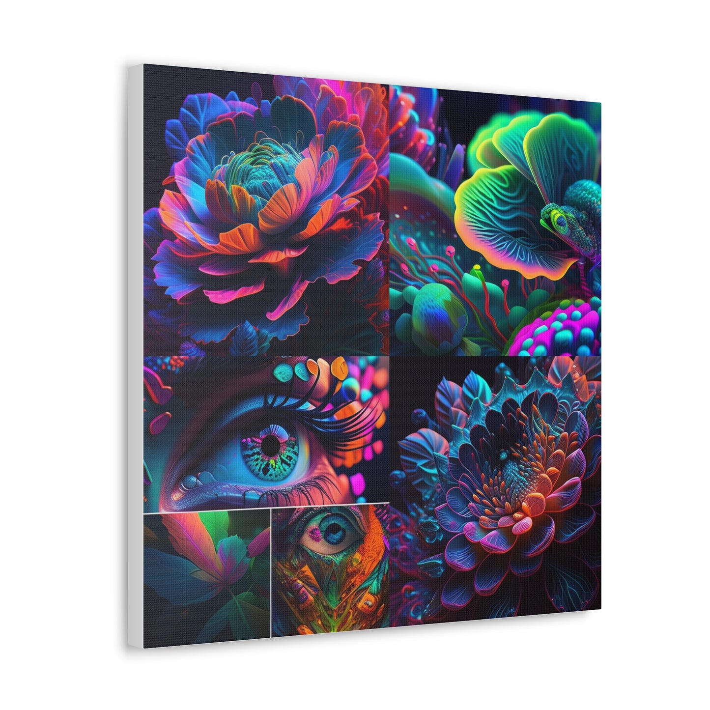 Canvas Gallery Wraps Neon Florescent Glow