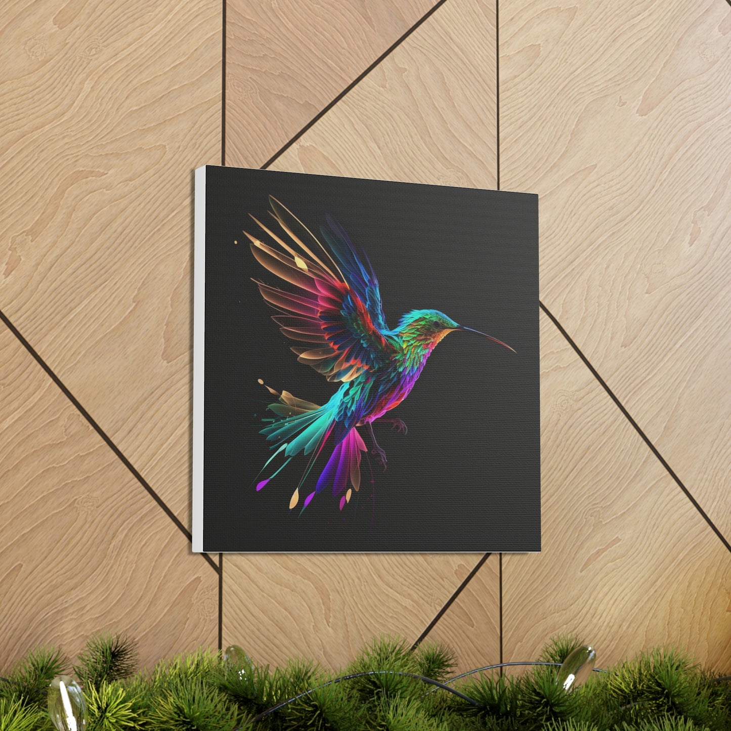 Hummingbird florescent glow