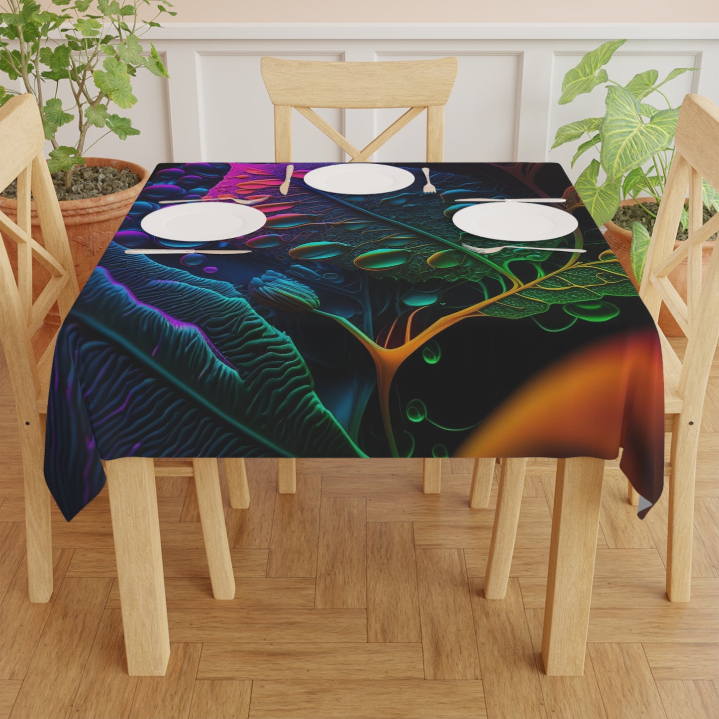 Tablecloth Macro Reef Florescent 4