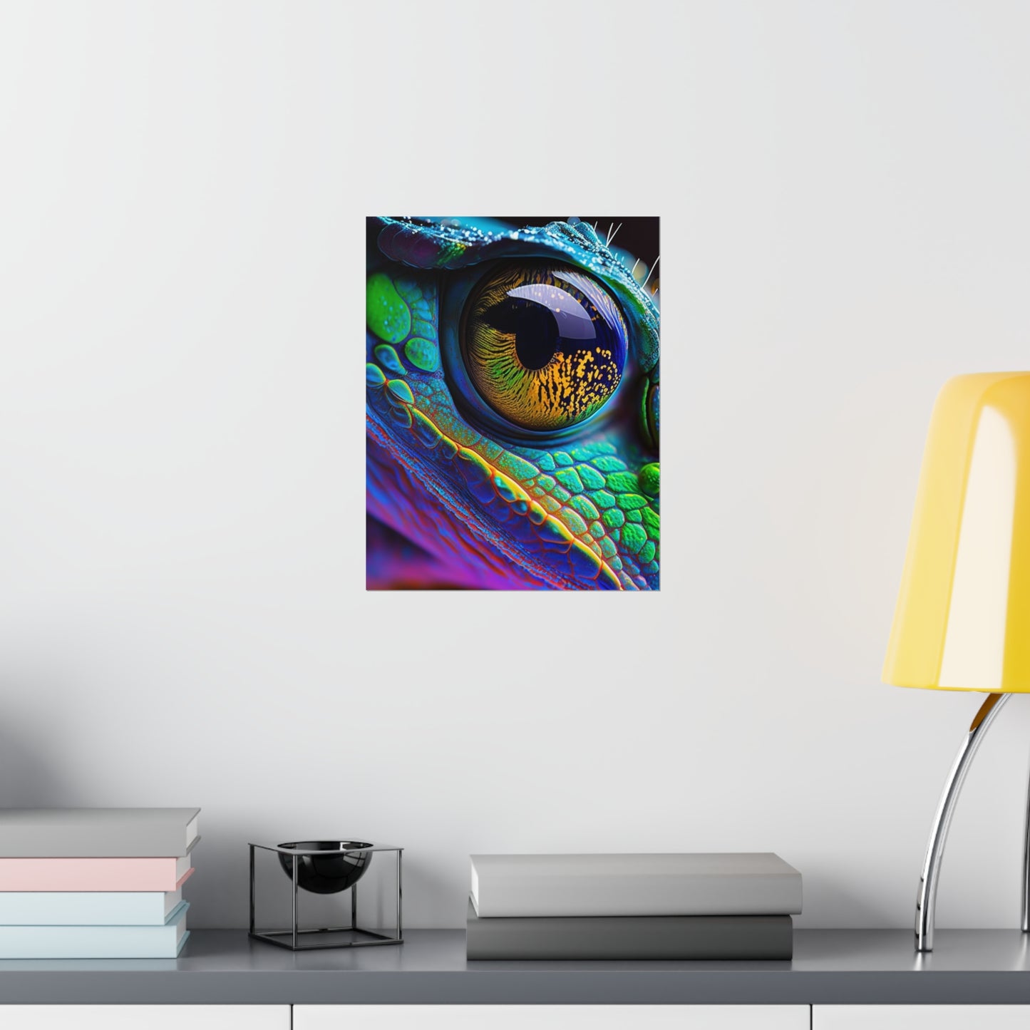 Premium Matte Vertical Posters Macro Eye Photo 4