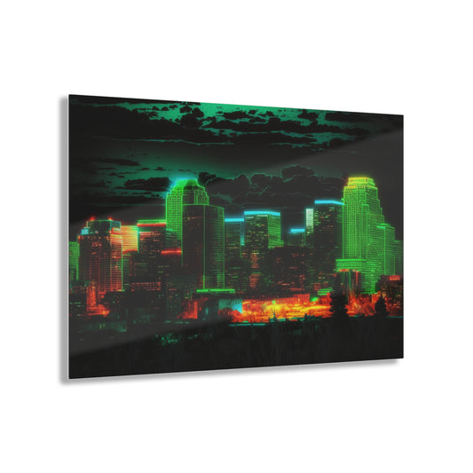 Acrylic Prints Neon Denver 3