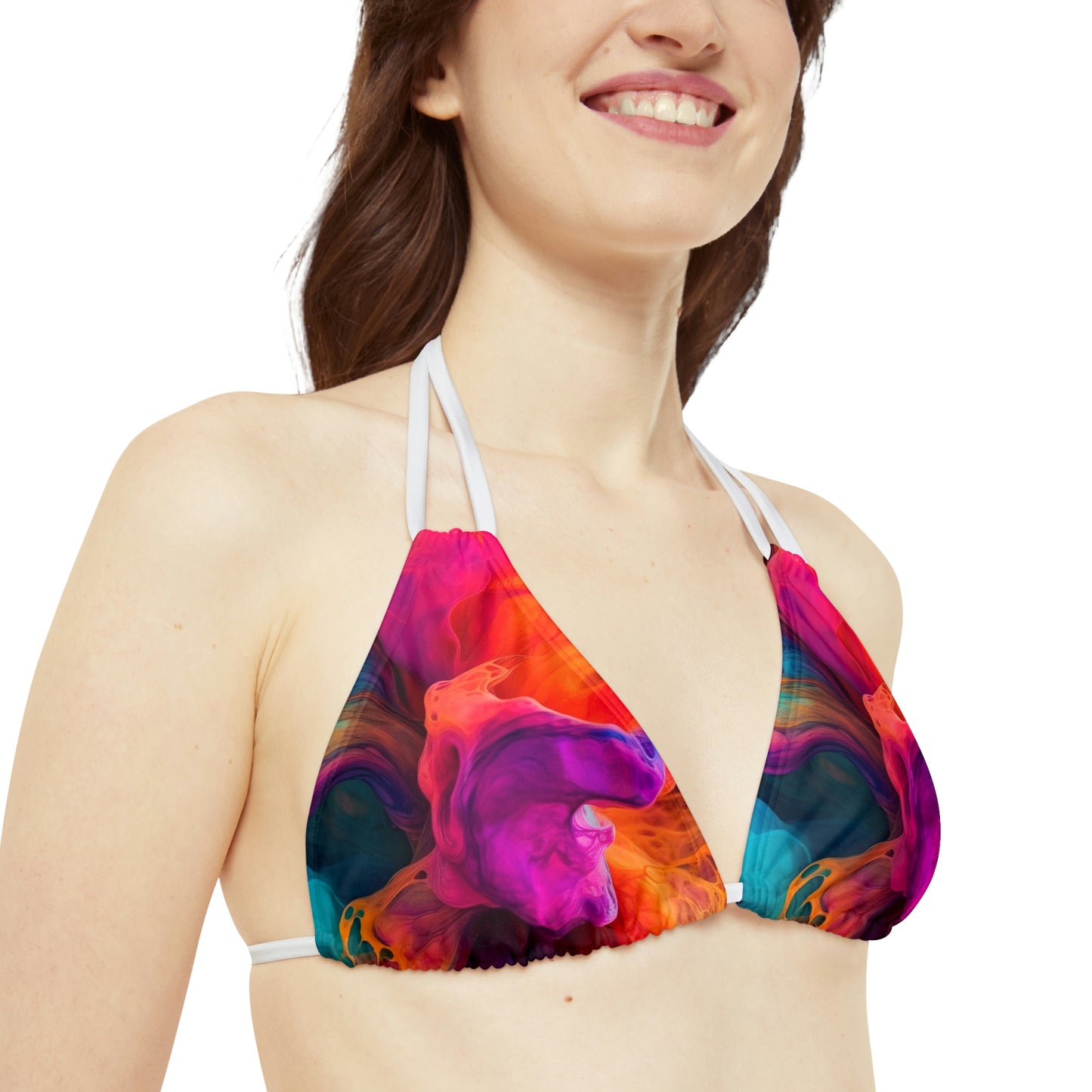 Strappy Bikini Set (AOP) color fusion 1