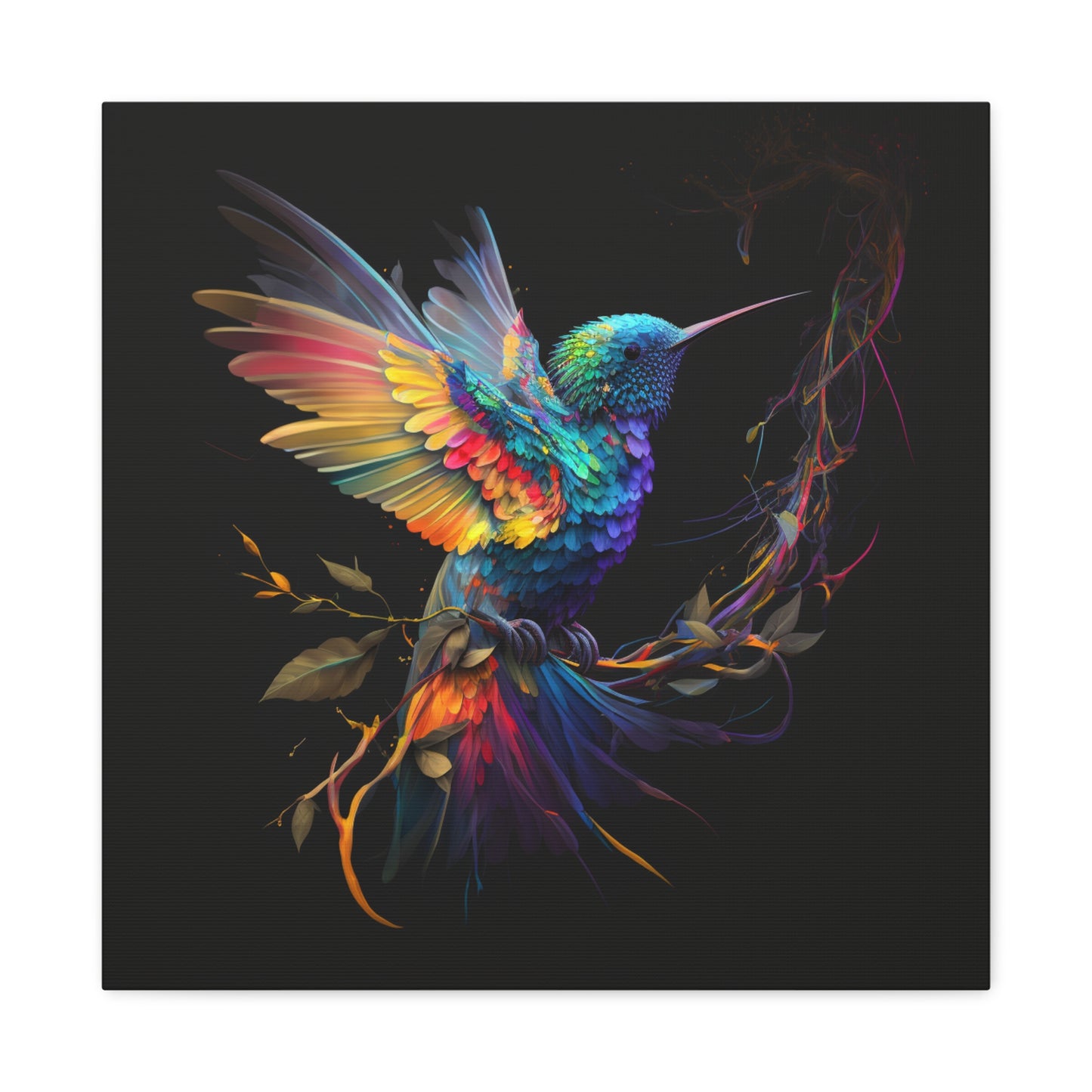 Colorful hummingbird flair