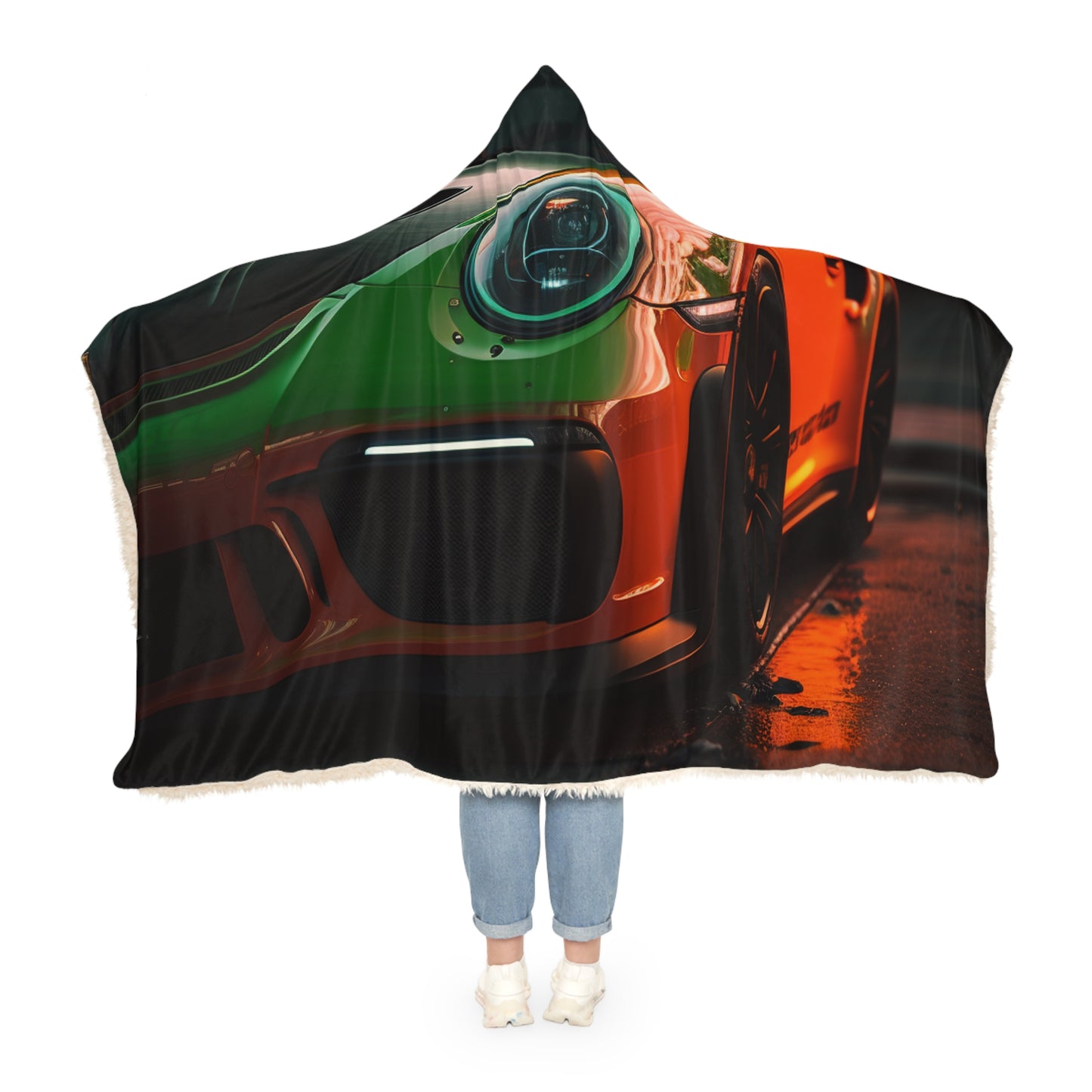 Snuggle Hooded Blanket porsche 911 gt3 2