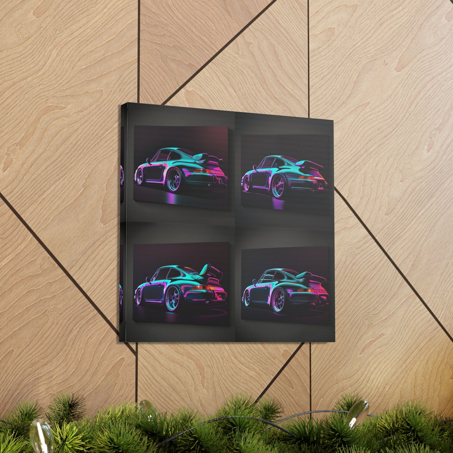 Canvas Gallery Wraps Porsche Purple 4 Pack