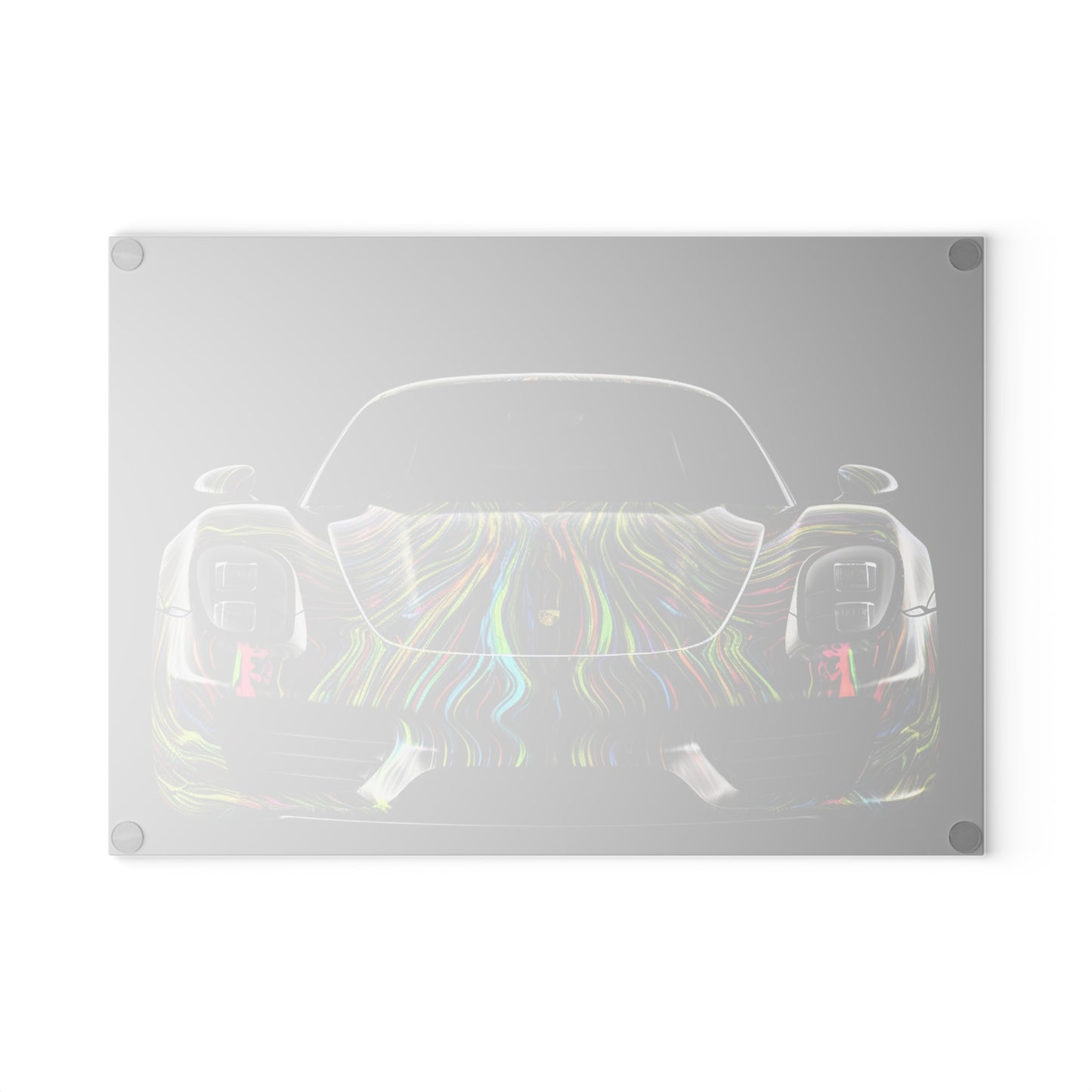 Glass Cutting Board Porsche Line 3