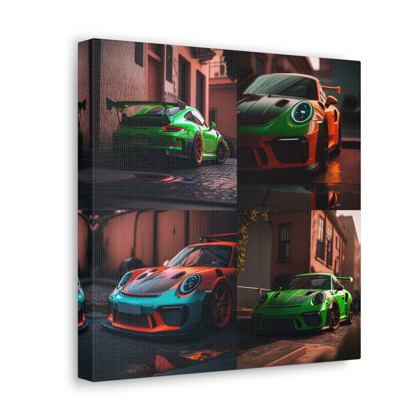 Canvas Gallery Wraps Porsche 911 gt3 4 pack