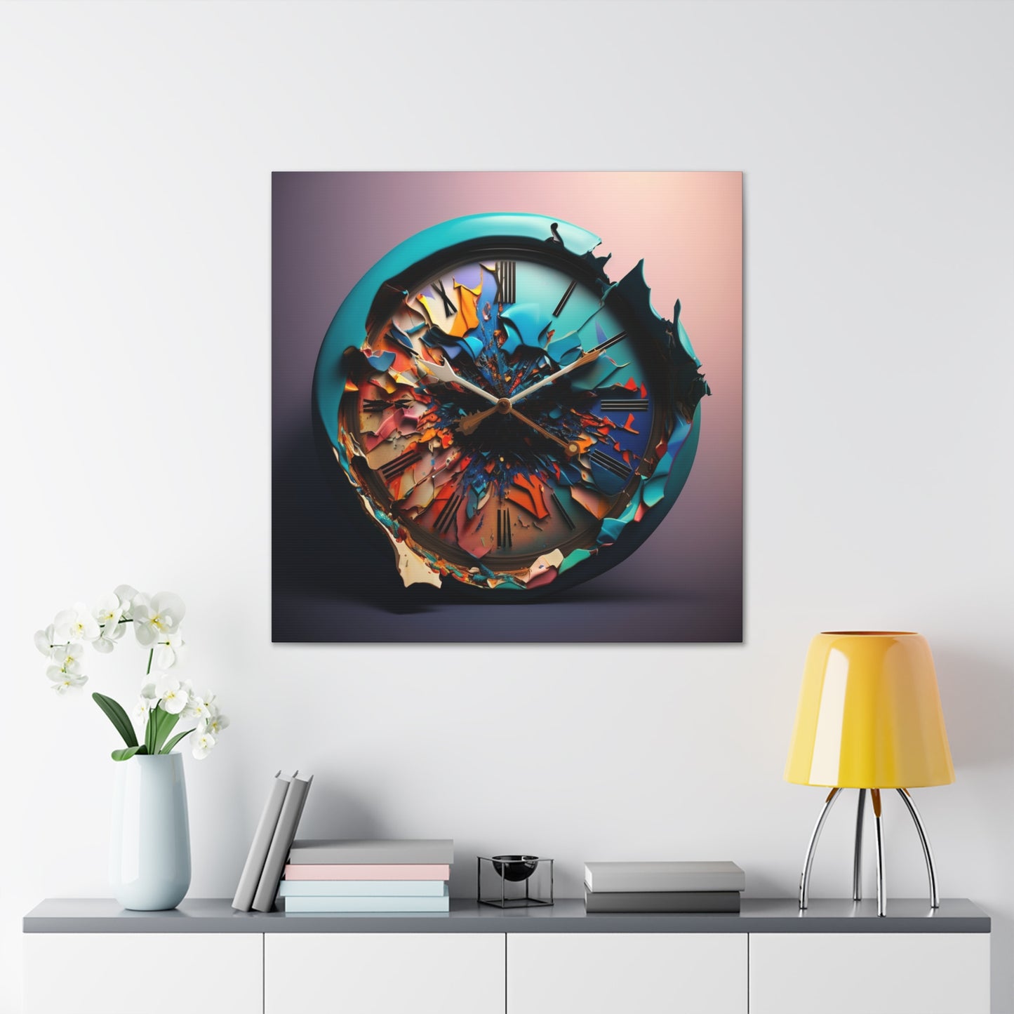 Abstract Color Clock 4