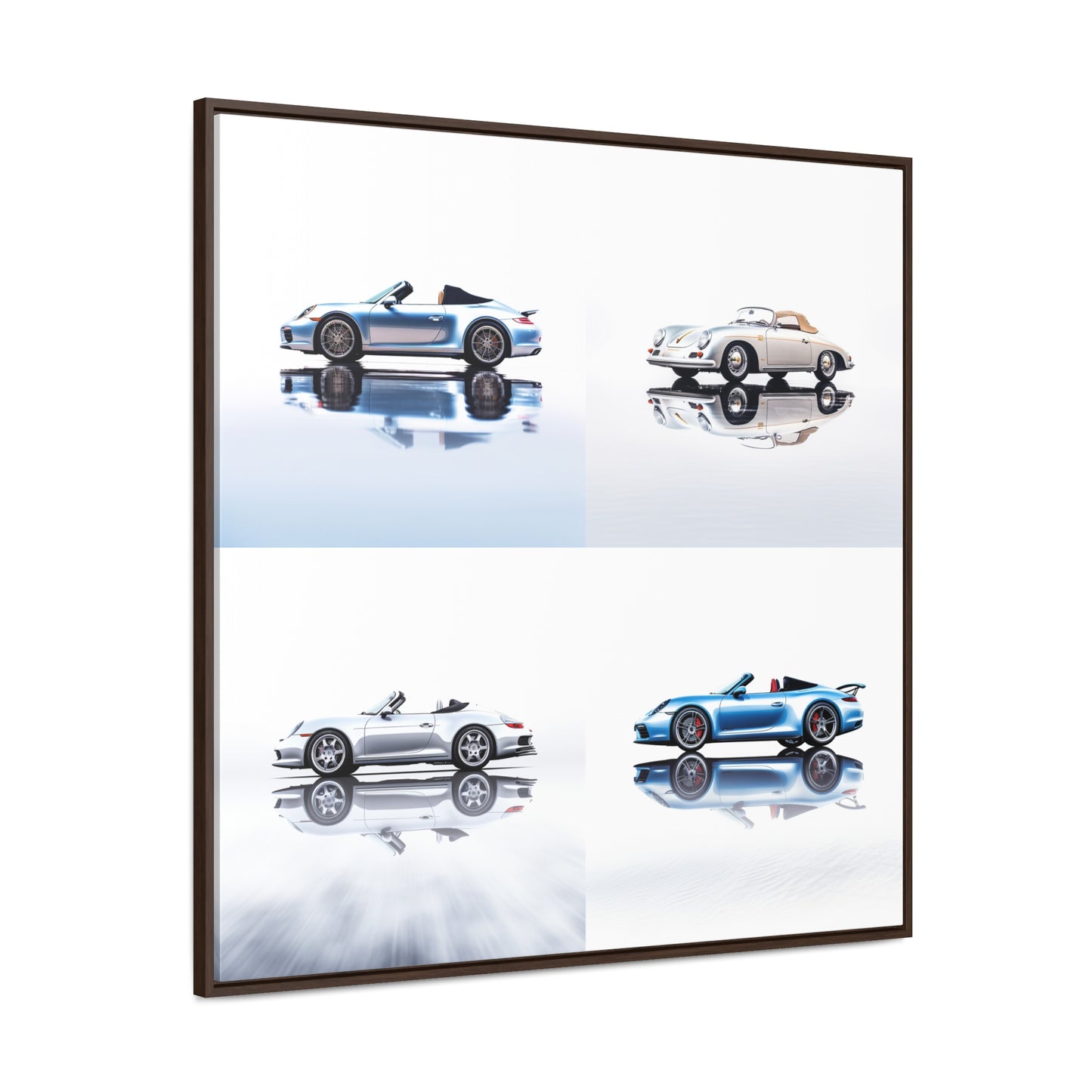 Gallery Canvas Wraps, Square Frame 911 Speedster on water 5