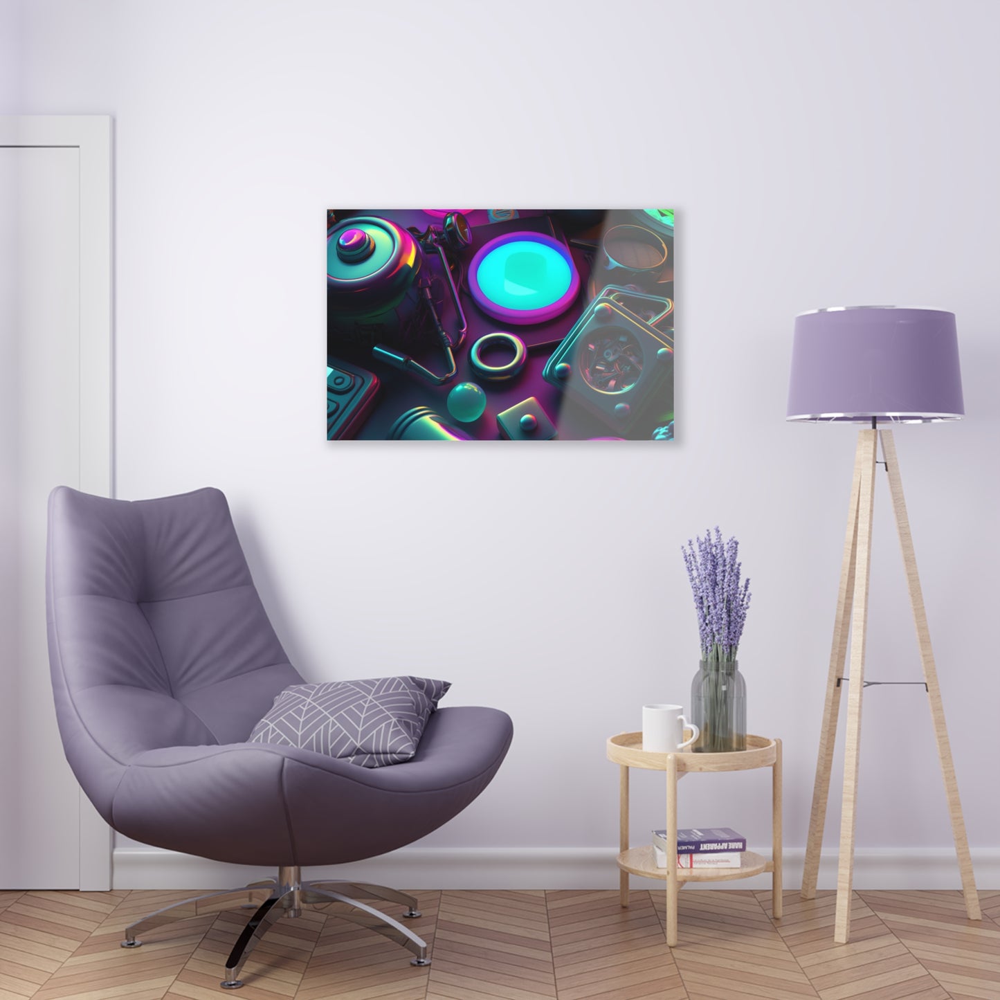 Acrylic Prints Neon Glow 4