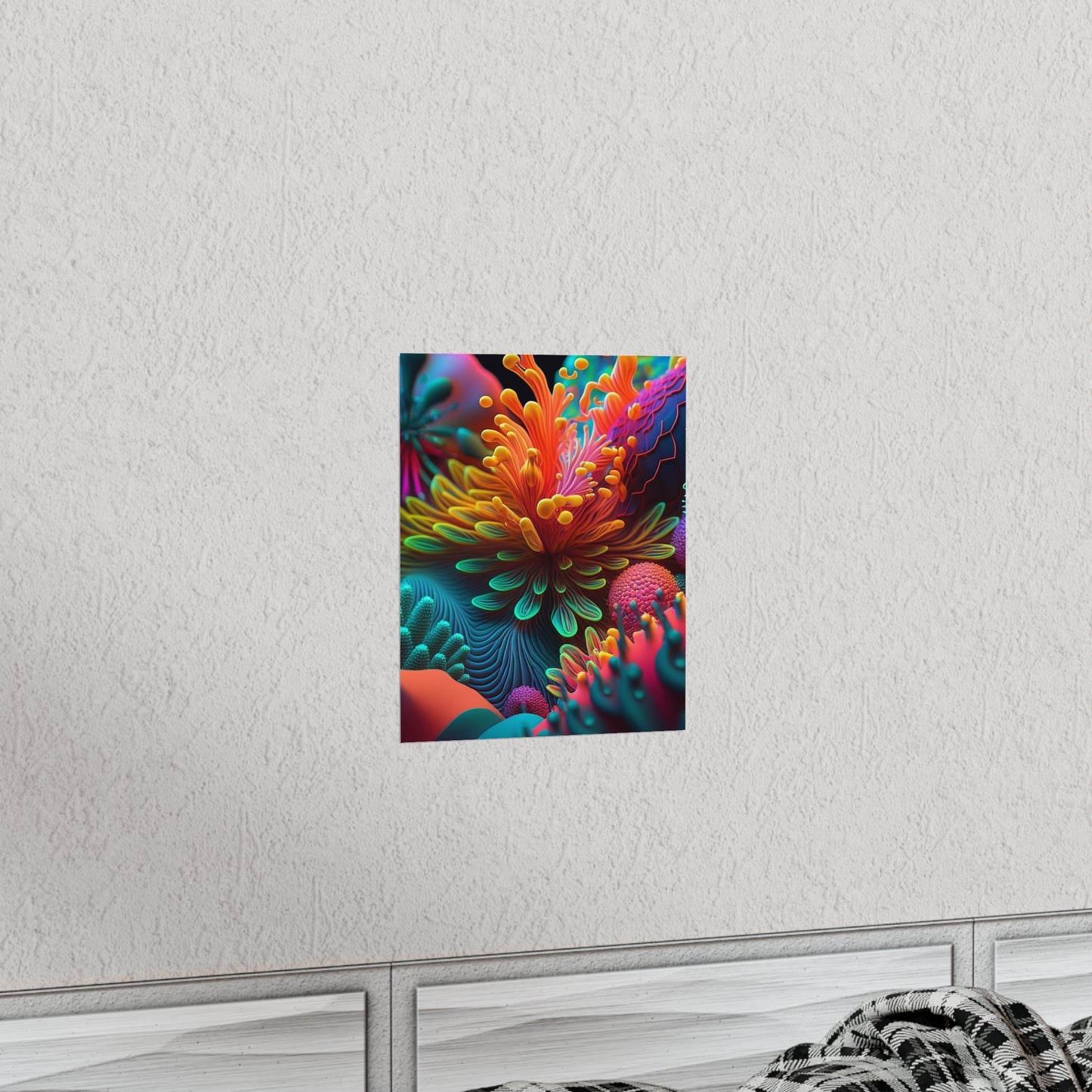 Premium Matte Vertical Posters Ocean Life Macro 3