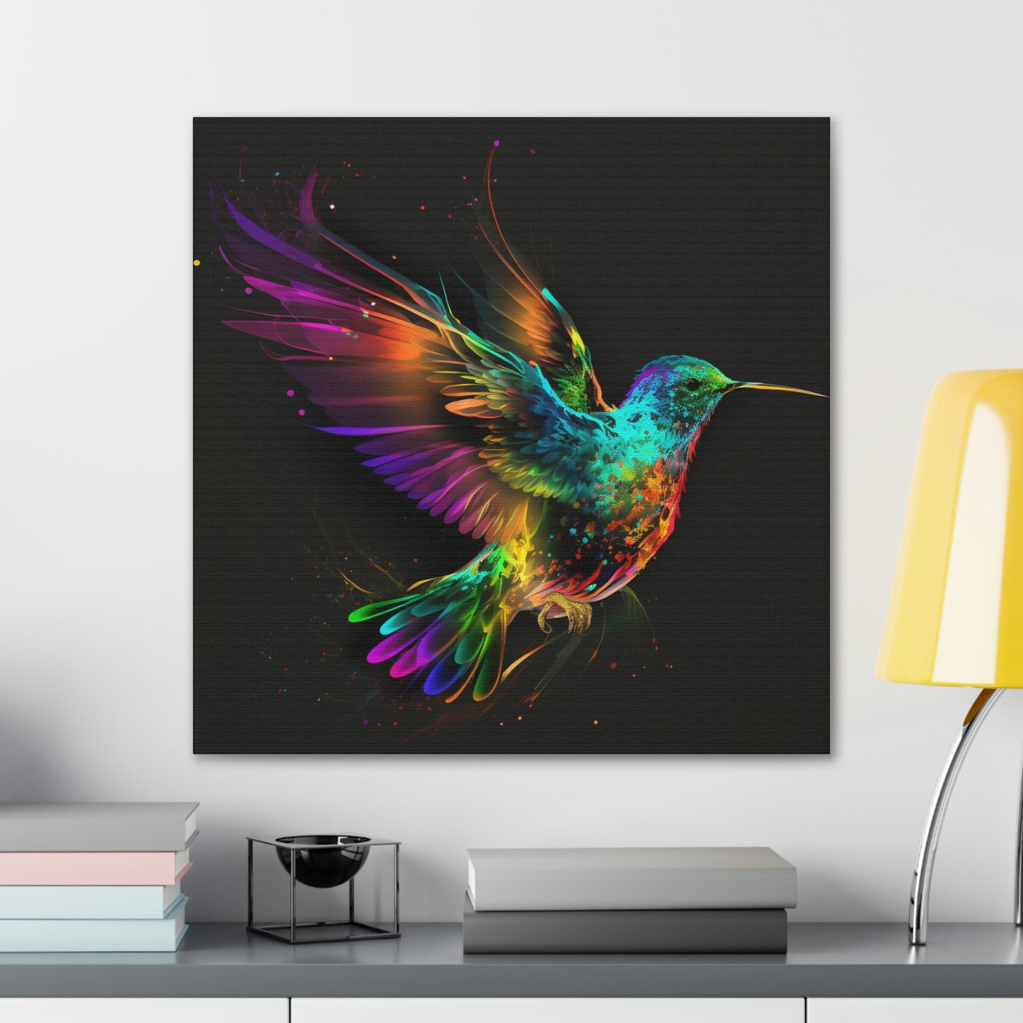 Hummingbird florescent glow