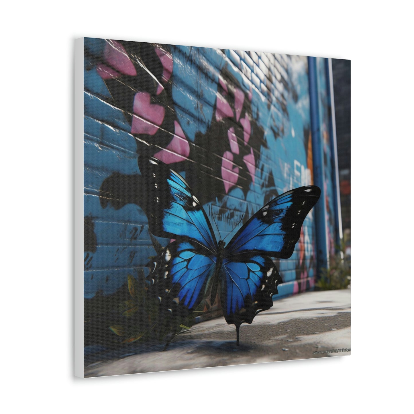 Butterfly street art