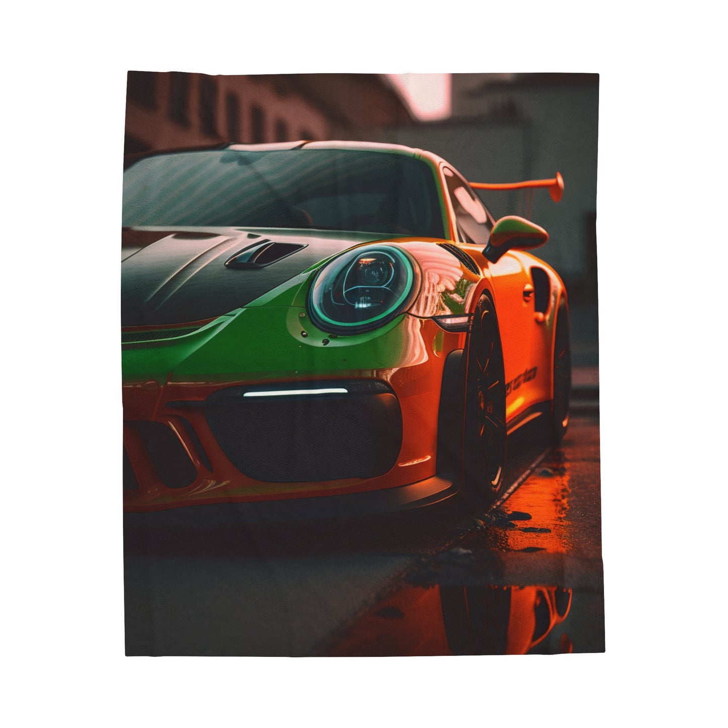 Velveteen Plush Blanket porsche 911 gt3 2