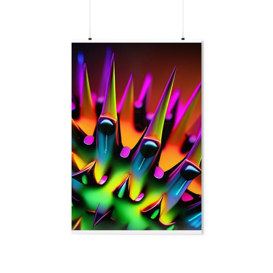 posters Macro Neon Spike 1