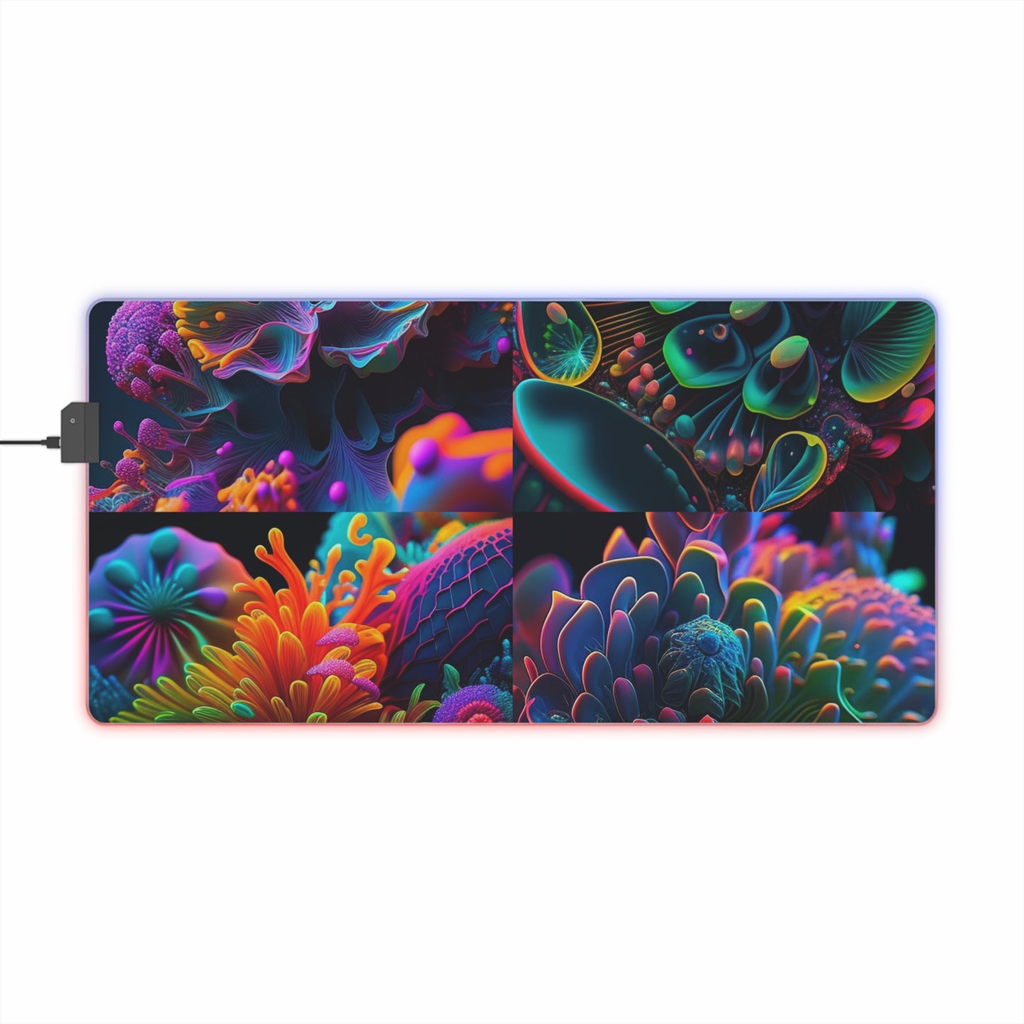 LED Gaming Mouse Pad Ocean Life Macro 5