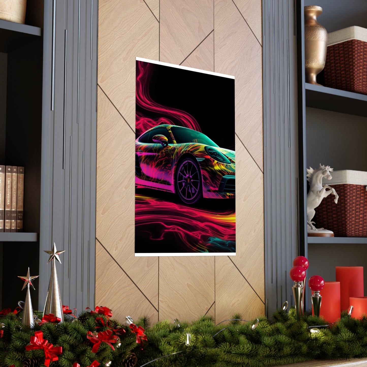 Premium Matte Vertical Posters Porsche Flair 1