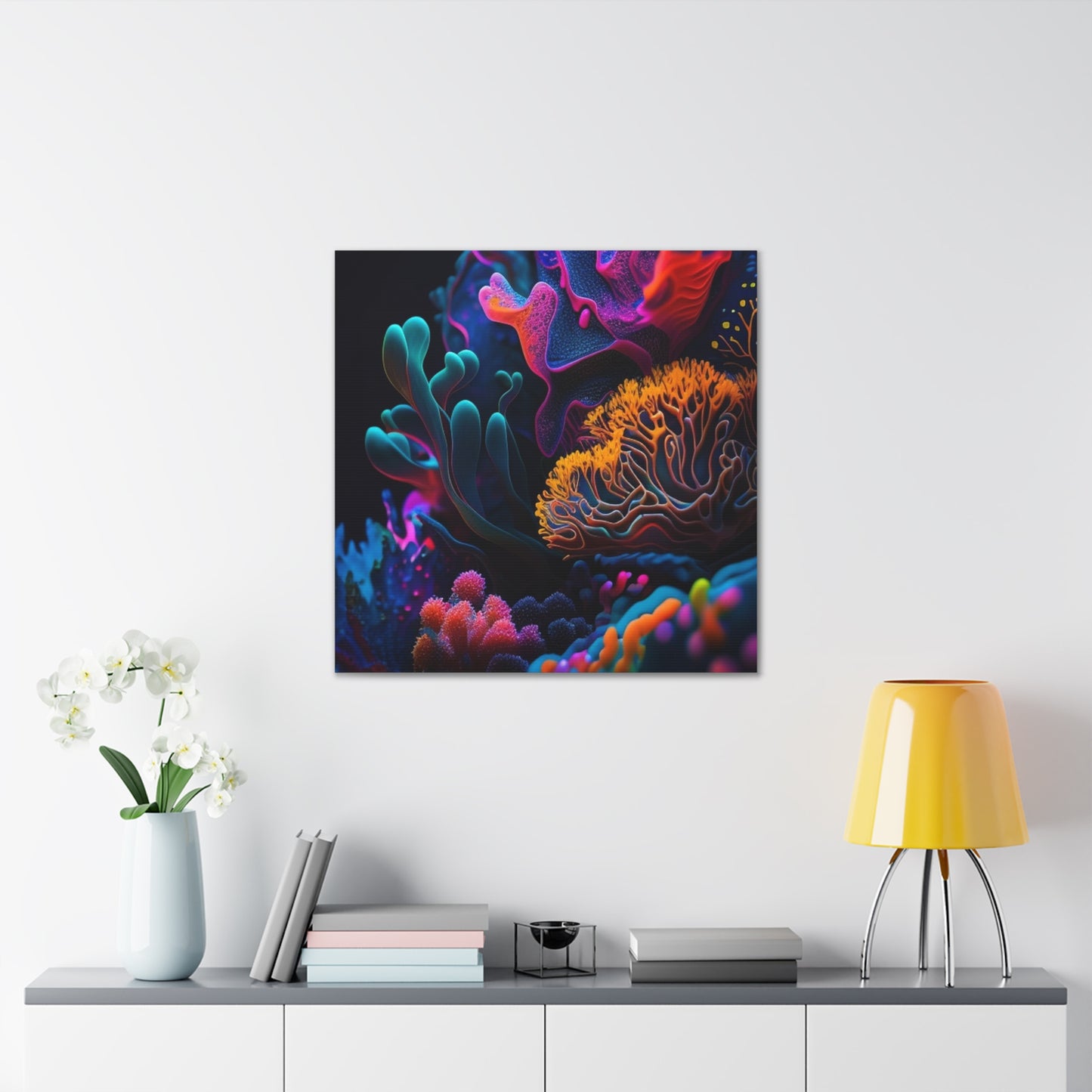 Canvas Gallery Wraps Macro Coral Reef 2