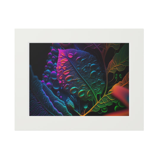 Fine Art Prints (Passepartout Paper Frame) Macro Reef Florescent 4