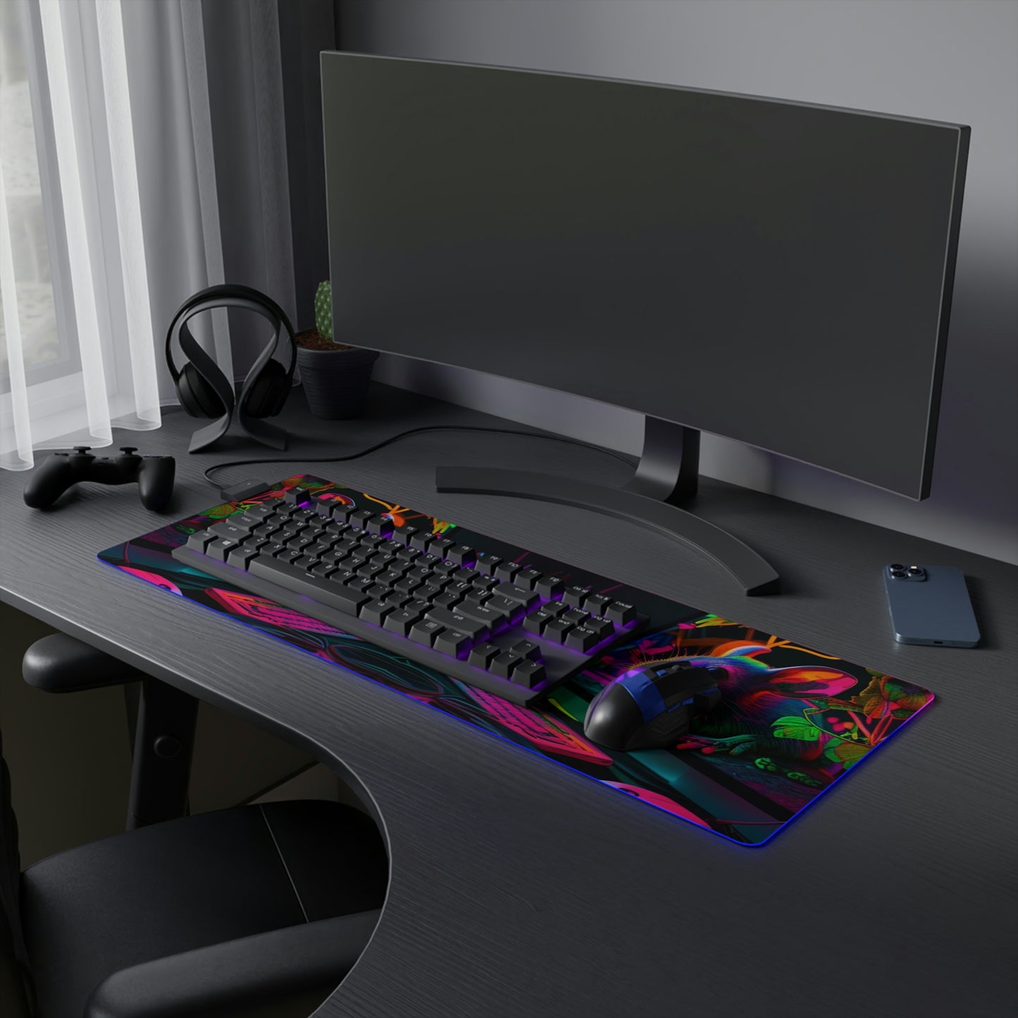 LED Gaming Mouse Pad Mouse Color 3