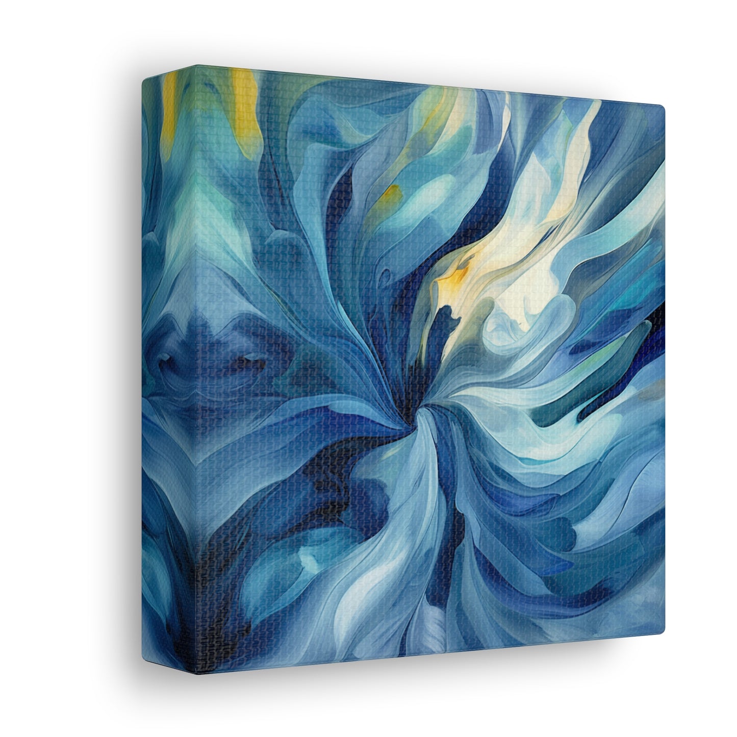 Canvas Gallery Wraps Blue Tluip Abstract 4