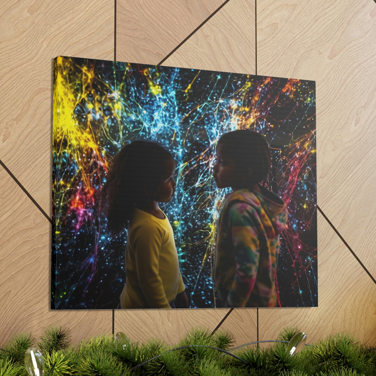 Canvas Gallery Wraps Kid Color Rain 2