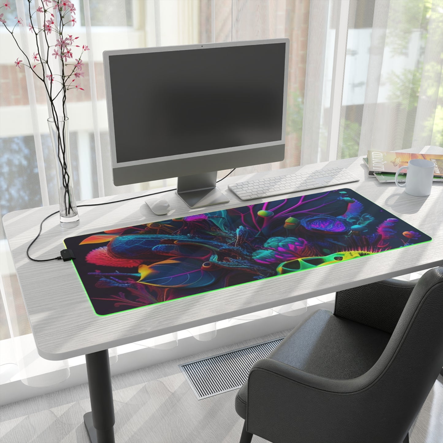 LED Gaming Mouse Pad Macro Coral Reef 3