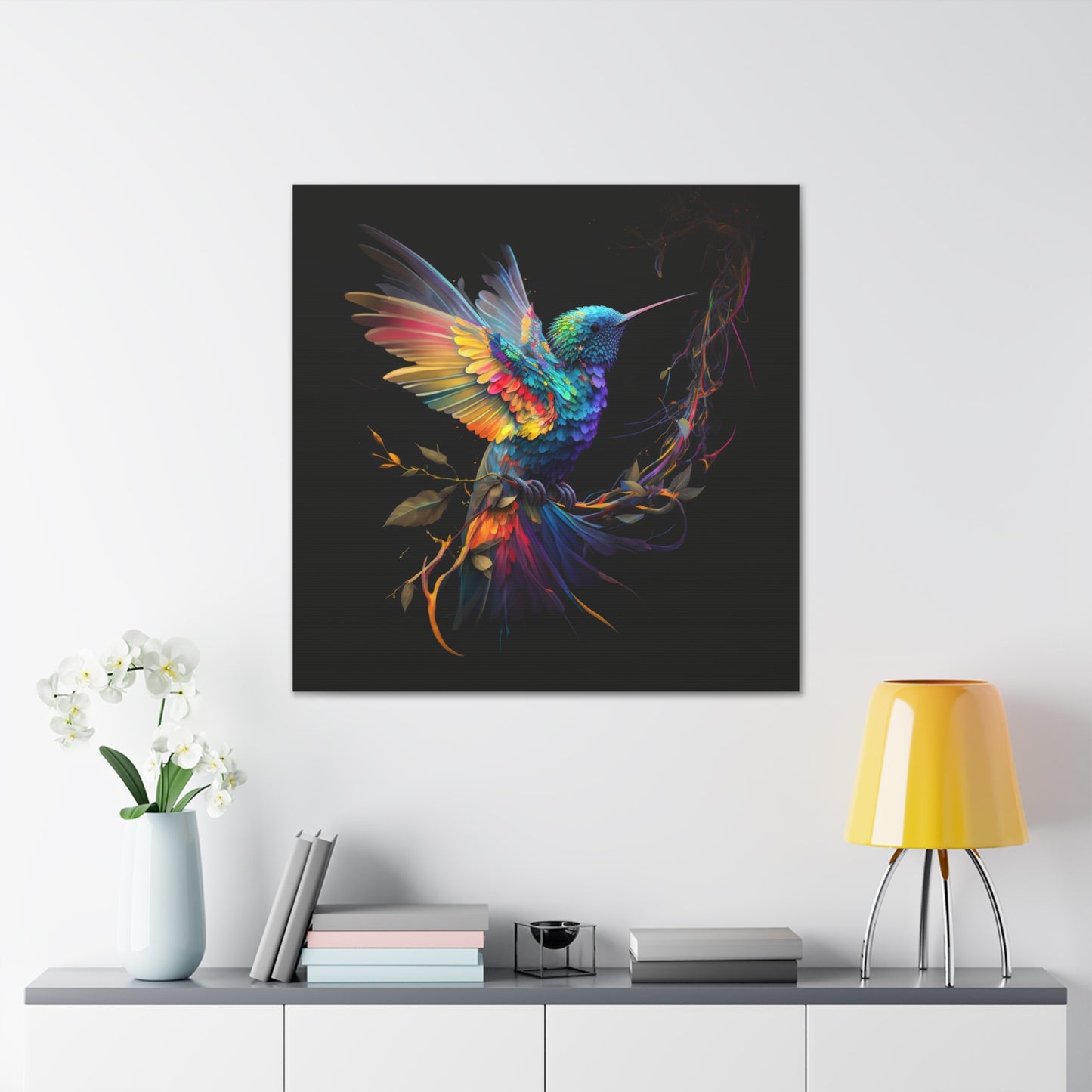 Colorful hummingbird flair