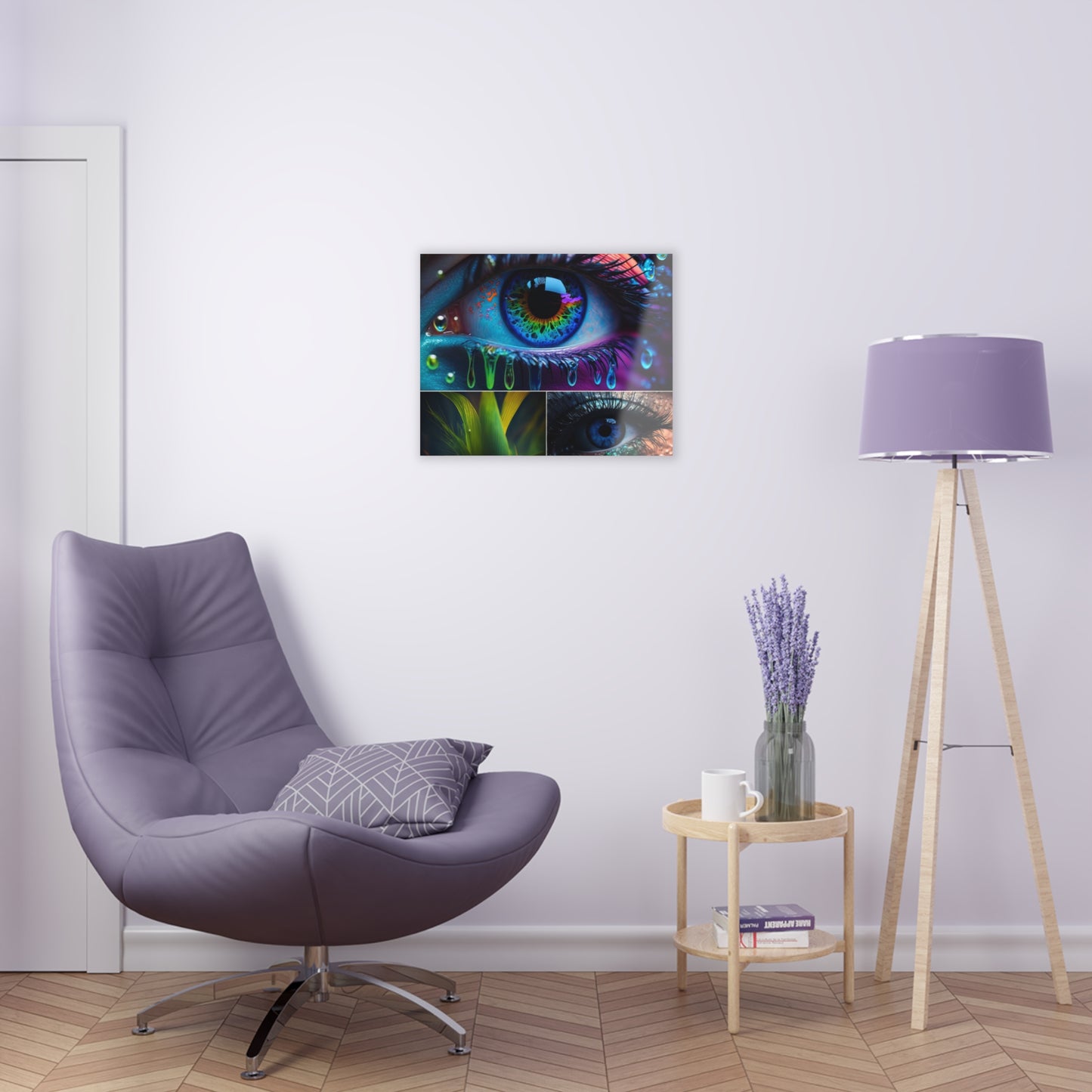 Acrylic Prints Macro Eye Photo 2