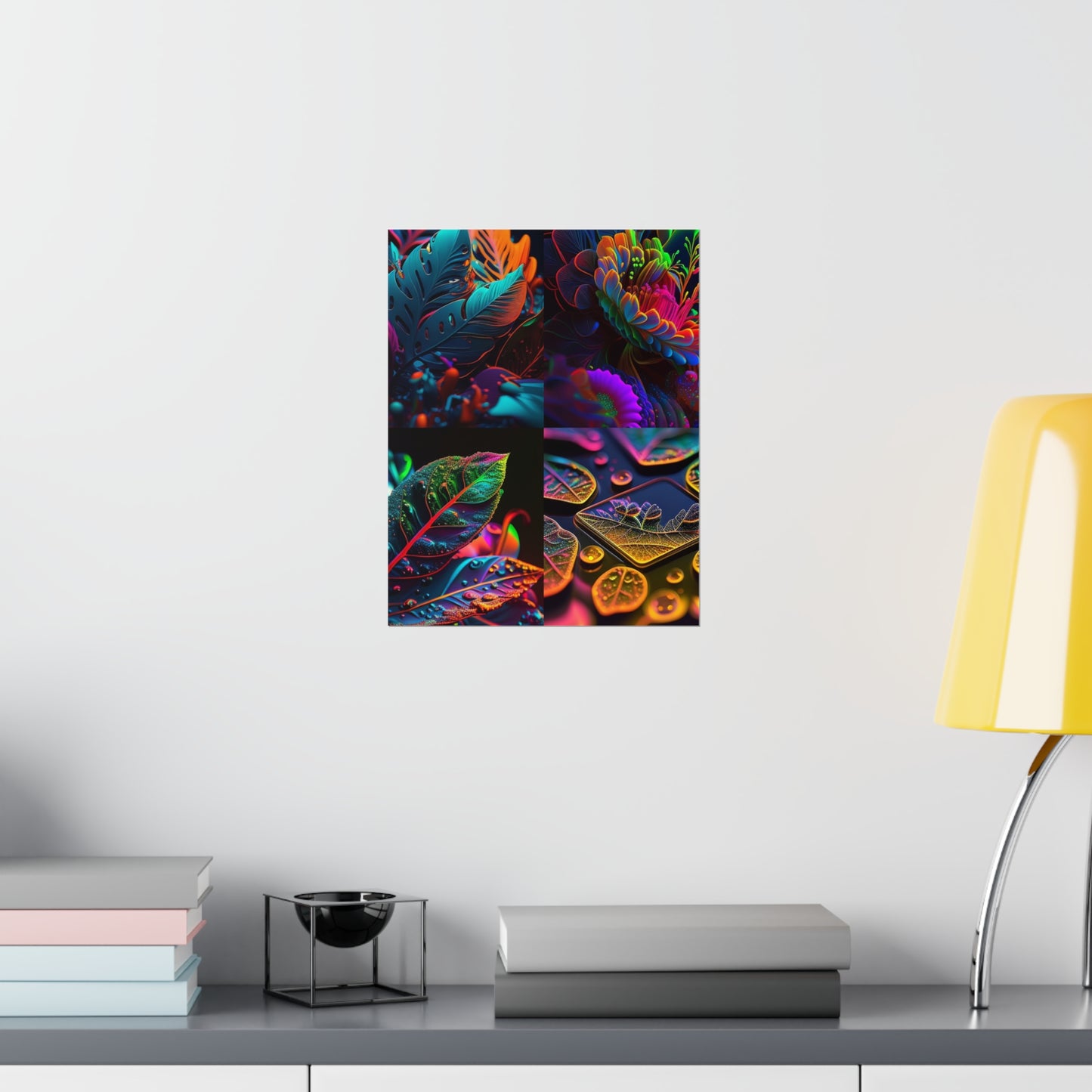 Premium Matte Vertical Posters Macro Florescent 5