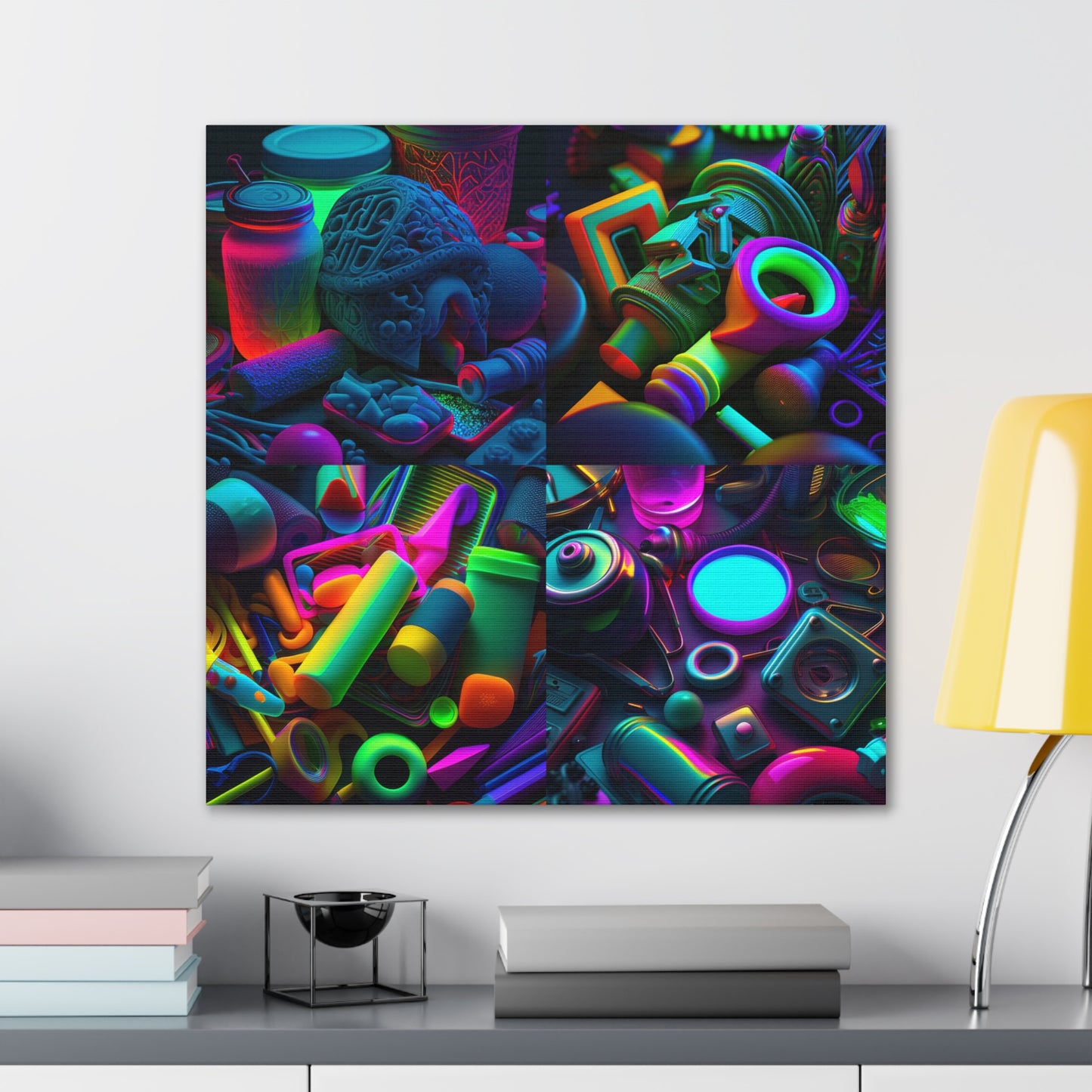 Canvas Gallery Wraps Neon Glow