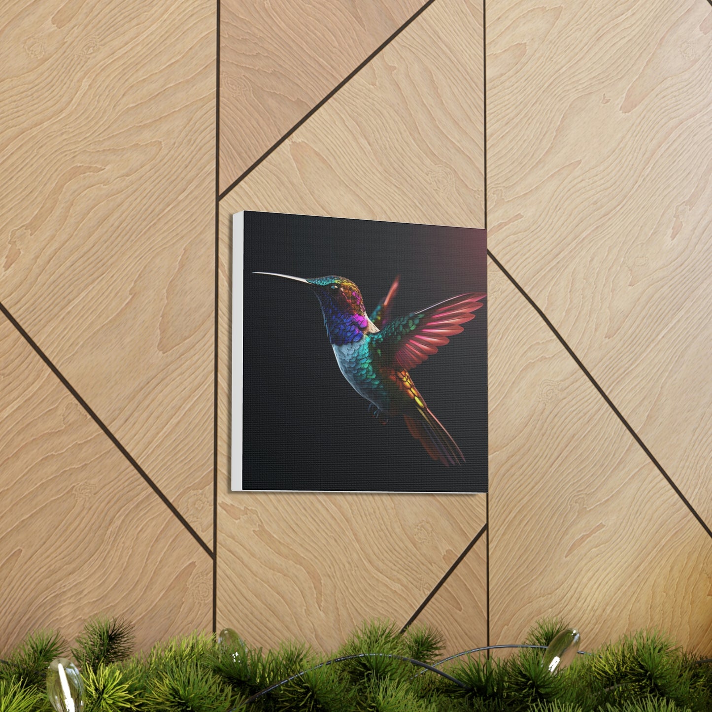 colorful hummingbird real look