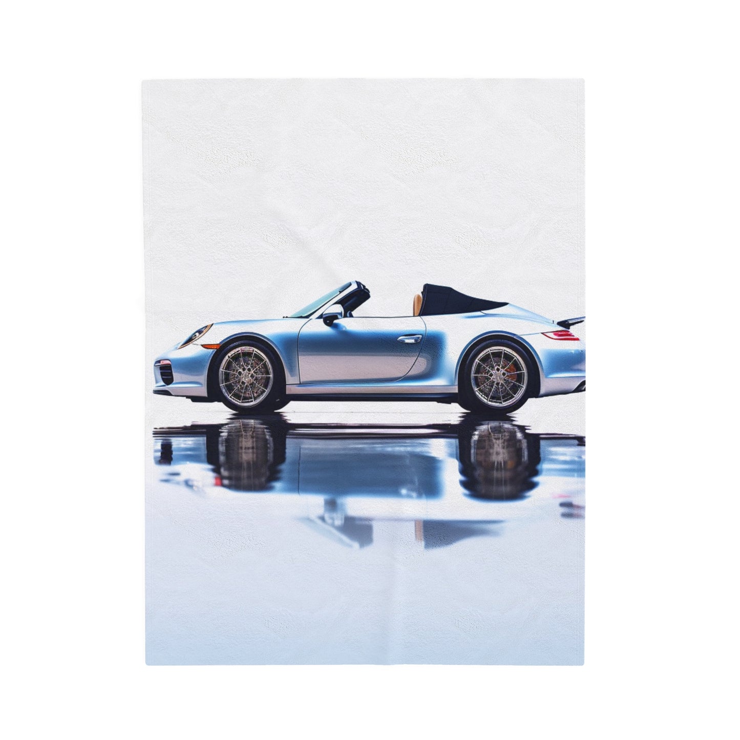 Velveteen Plush Blanket 911 Speedster on water 1