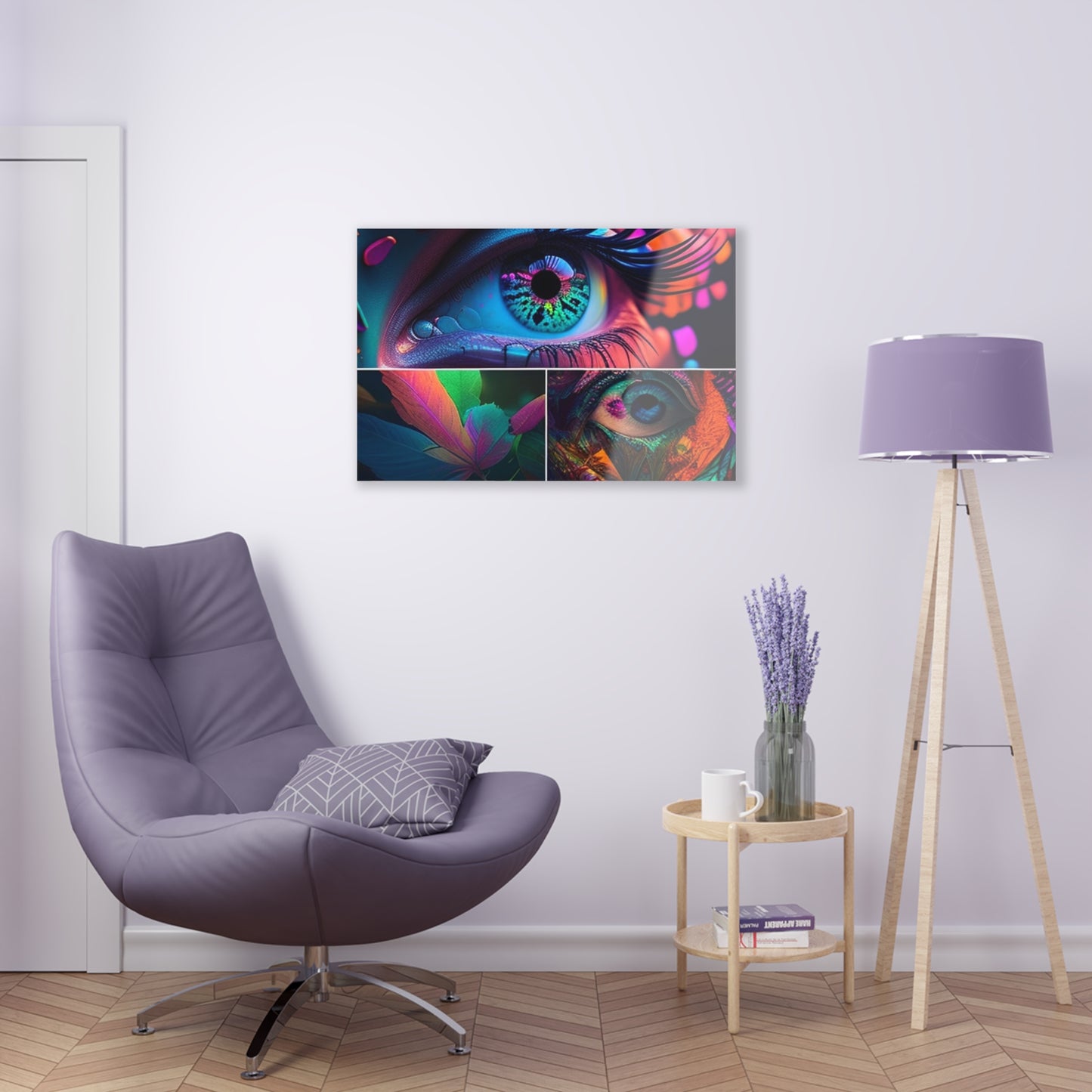 Acrylic Prints Neon Florescent Glow 3