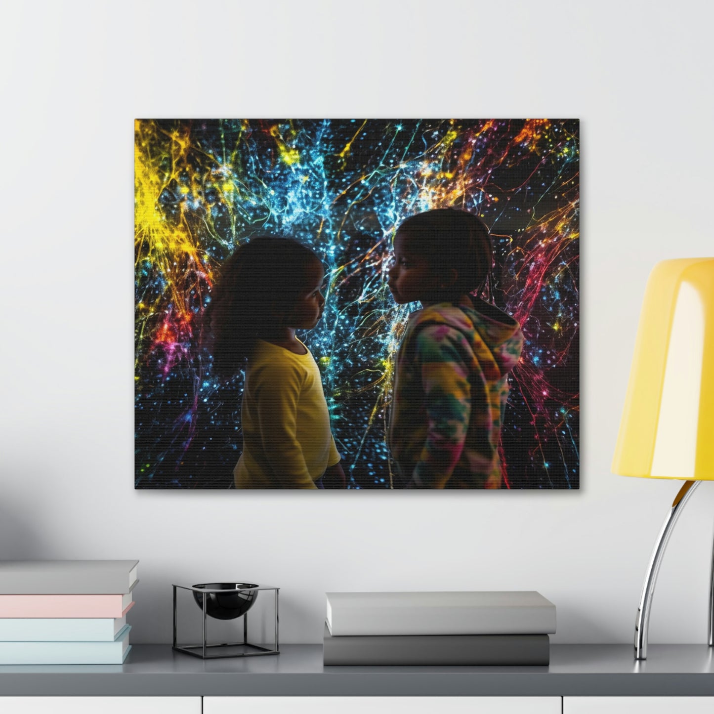 Canvas Gallery Wraps Kid Color Rain 2