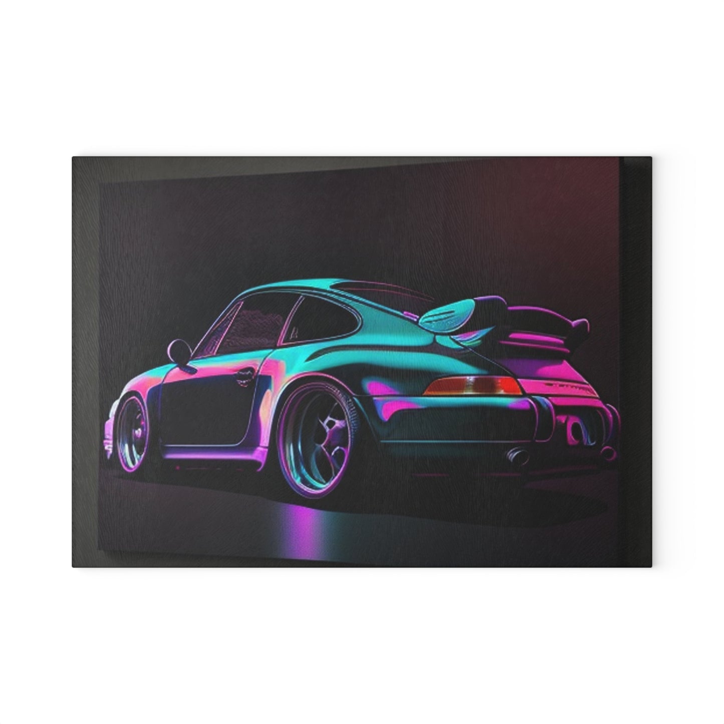 Glass Cutting Board Porsche Purple 1